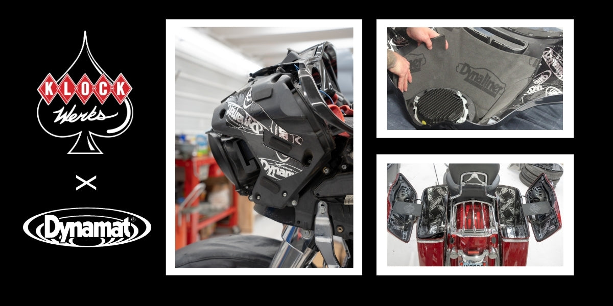 How to improve motorcycle audio with Dynamat | Klock Werks Motorcycle Upgrades