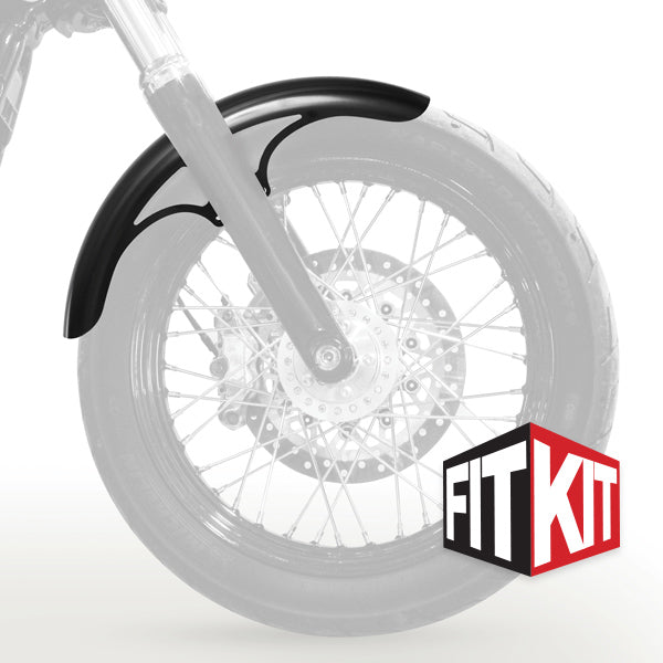 P-Tom Stamped Steel 19" Front Fender Fit Kits for Harley-Davidson 2006-2017 Dyna and 2018-2026 Softail Street Bob Motorcycles(P-Tom)