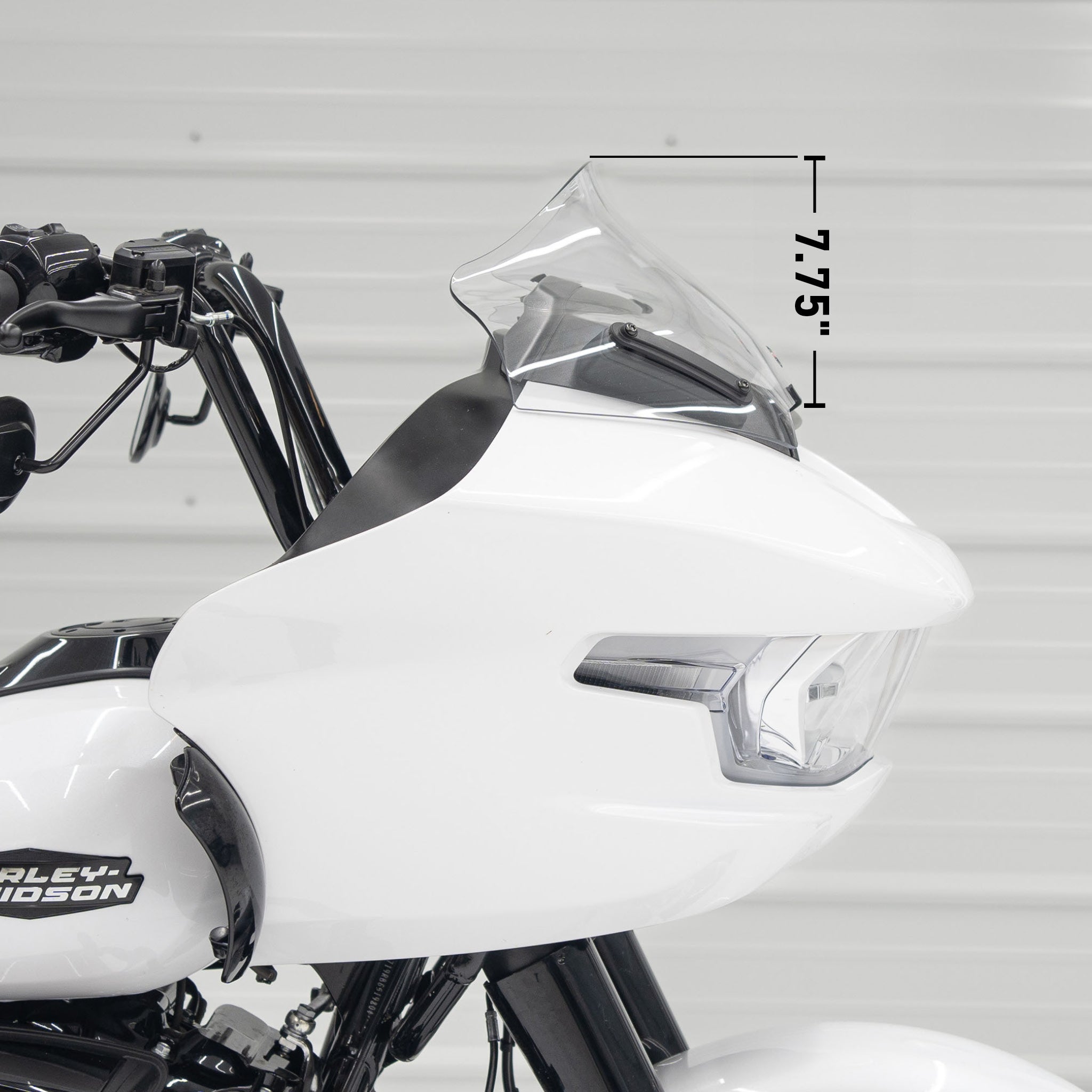 Windshield for H-D 2023-2024 Road Glide® (10" Clear - Sport - with vertical height measurement)