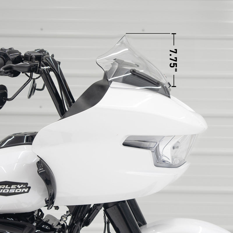 Windshield for H-D 2023-2026 Road GlideĀ® (10" Clear - Sport - with vertical height measurement)