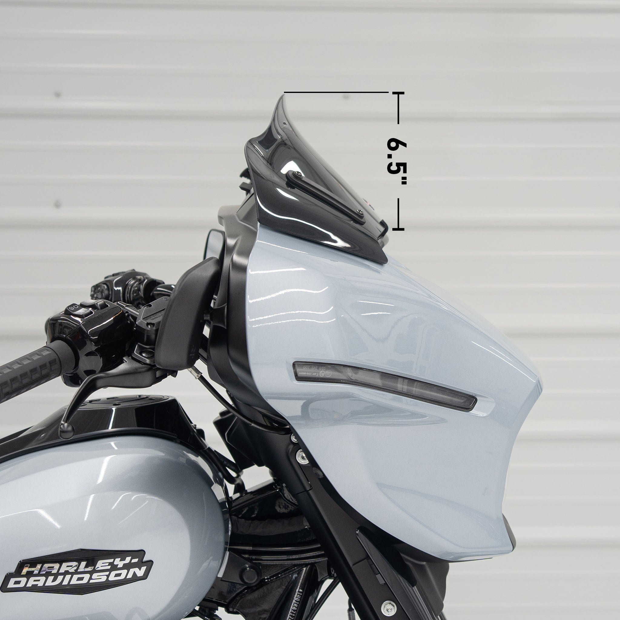 Windshield for Harley-Davidson 2023.5-2024 FLH (8" Dark Smoke with vertical height measurement)