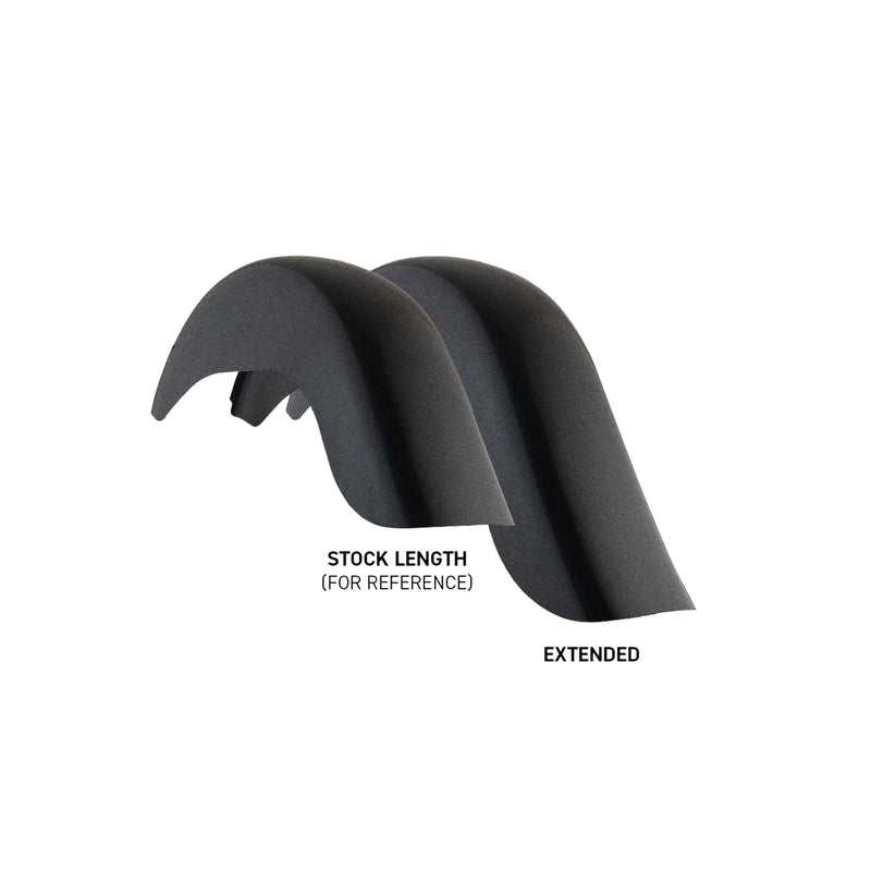 Benchmark Rear Fender Fit Kit for Harley-Davidson 2018-2026 Softail Motorcycles(Rear Fender Size Comparison)