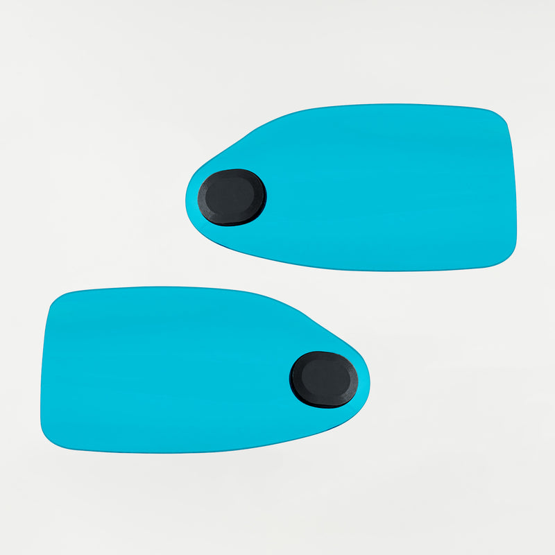 Teal Hand Guards for Indian Motorcycles (Teal - Front)