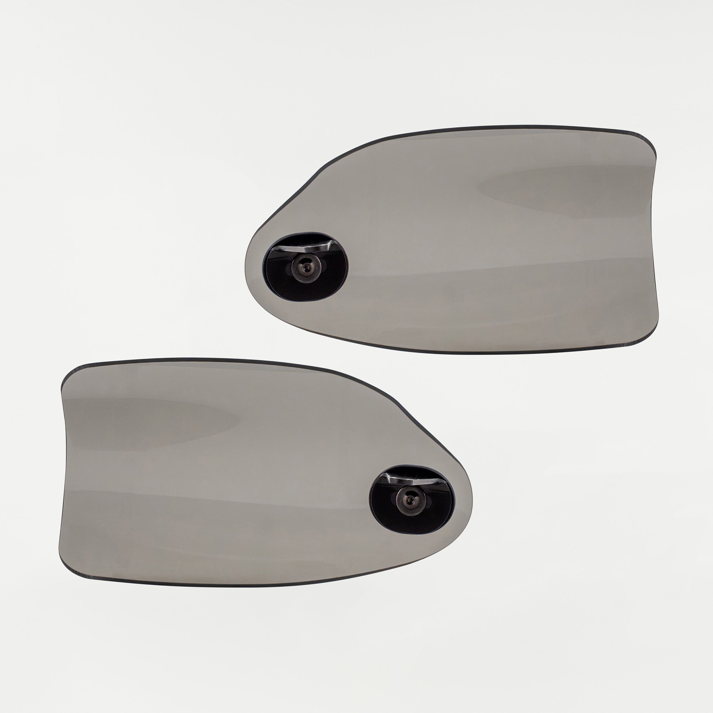Tint Flare Hand Guards for Harley-Davidson Motorcycle(Tint (Polycarbonate) - Back View)