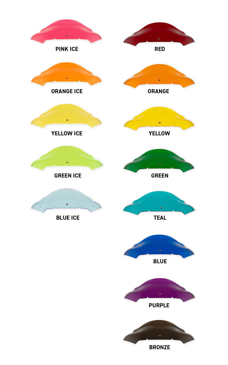 (Ice and Kolor Flare® Windshields)