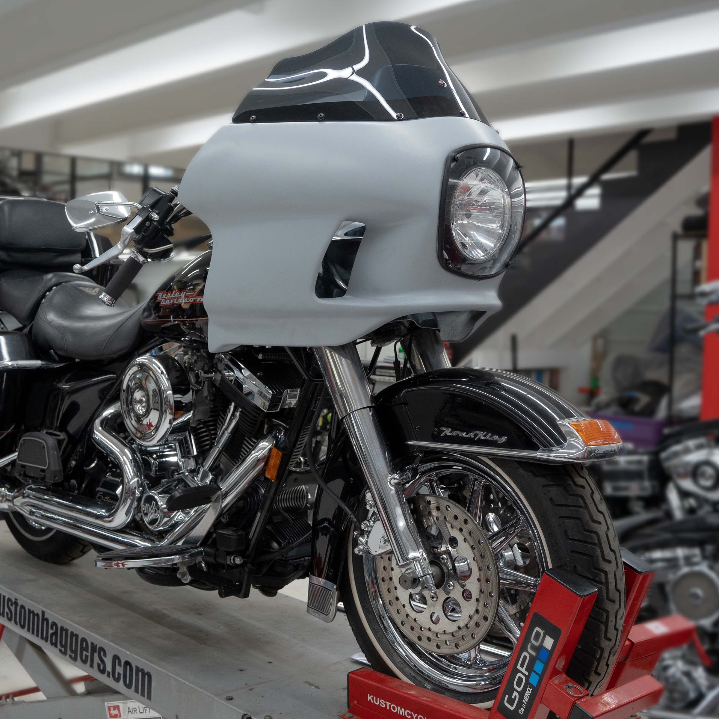 FXRP Fairing Kit for 1997-2023 Harley-Davidson Road King motorcycle models(Primered 1997+ H-D Road King)