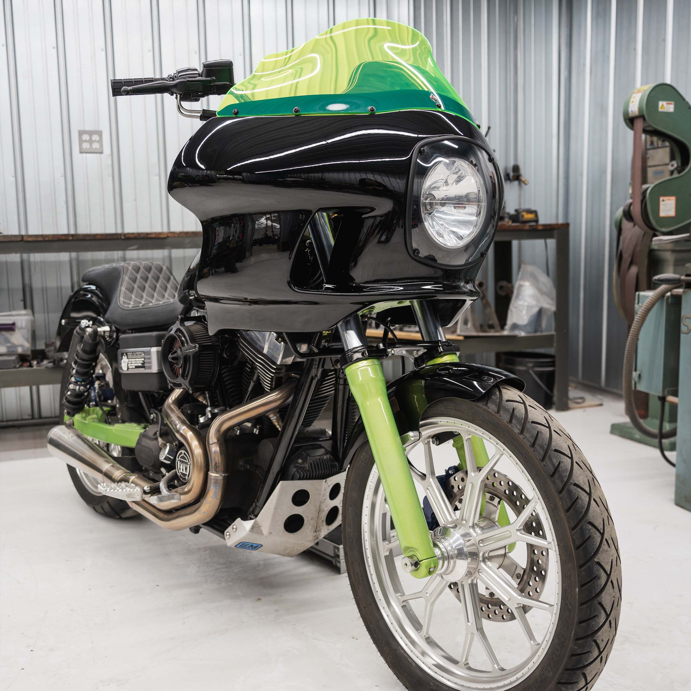 Harley-Davidson FXRP Fairing Fit Kit for newer model Dyna Motorcycles (2006-2017 H-D Dyna - Yellow Ice Flare not included.)