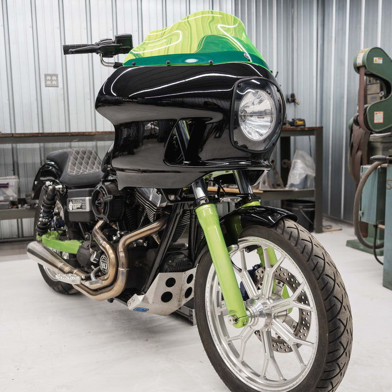 Harley-Davidson FXRP Fairing Fit Kit for newer model Dyna Motorcycles (2006-2017 H-D Dyna - Yellow Ice Flare not included.)