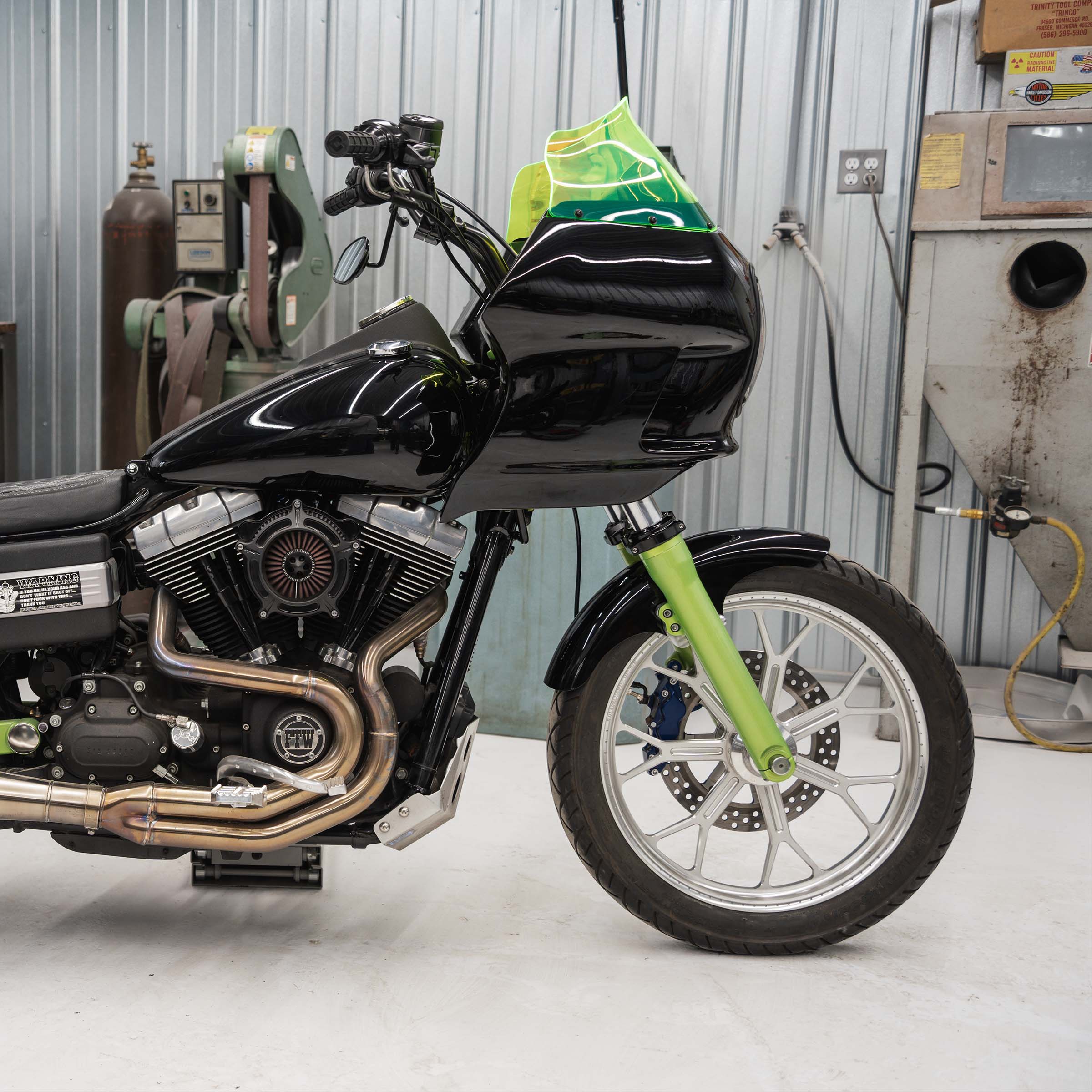 Harley-Davidson FXRP Fairing Fit Kit for newer model Dyna Motorcycles (2006-2017 H-D Dyna - Yellow Ice Flare not included.)