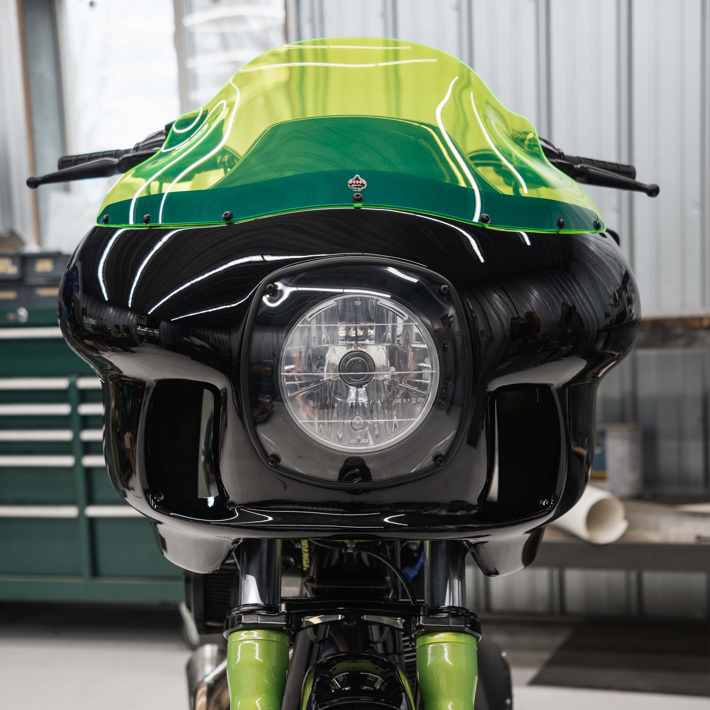 Harley-Davidson FXRP Fairing Fit Kit for newer model Dyna Motorcycles (2006-2017 H-D Dyna - Yellow Ice Flare not included.)