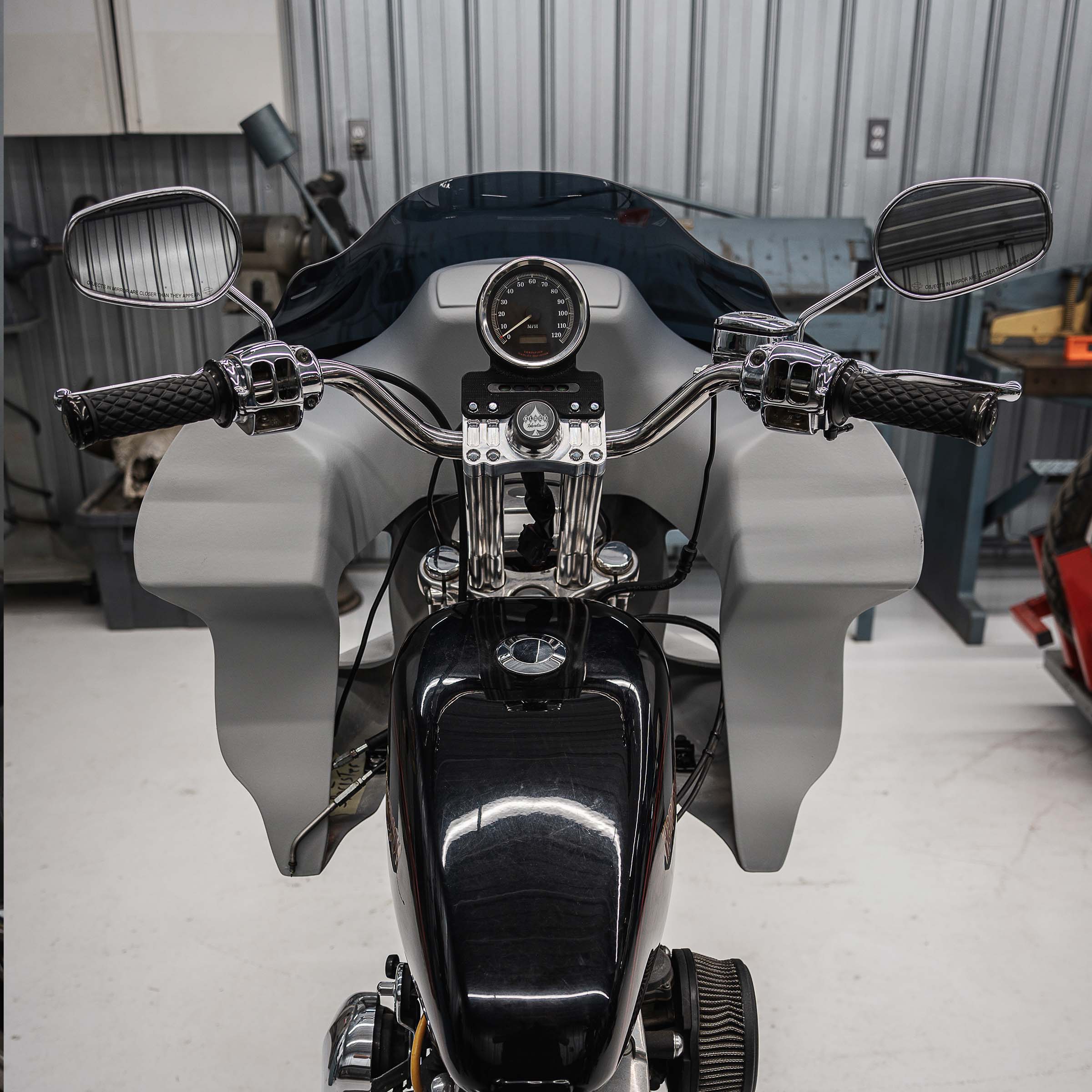 Complete Fit Kit of Harley-Davidson FXRP Fairing Fit Kit for 1986-2003 Sportster Motorcycles (1986-2003 H-D Sportster)
