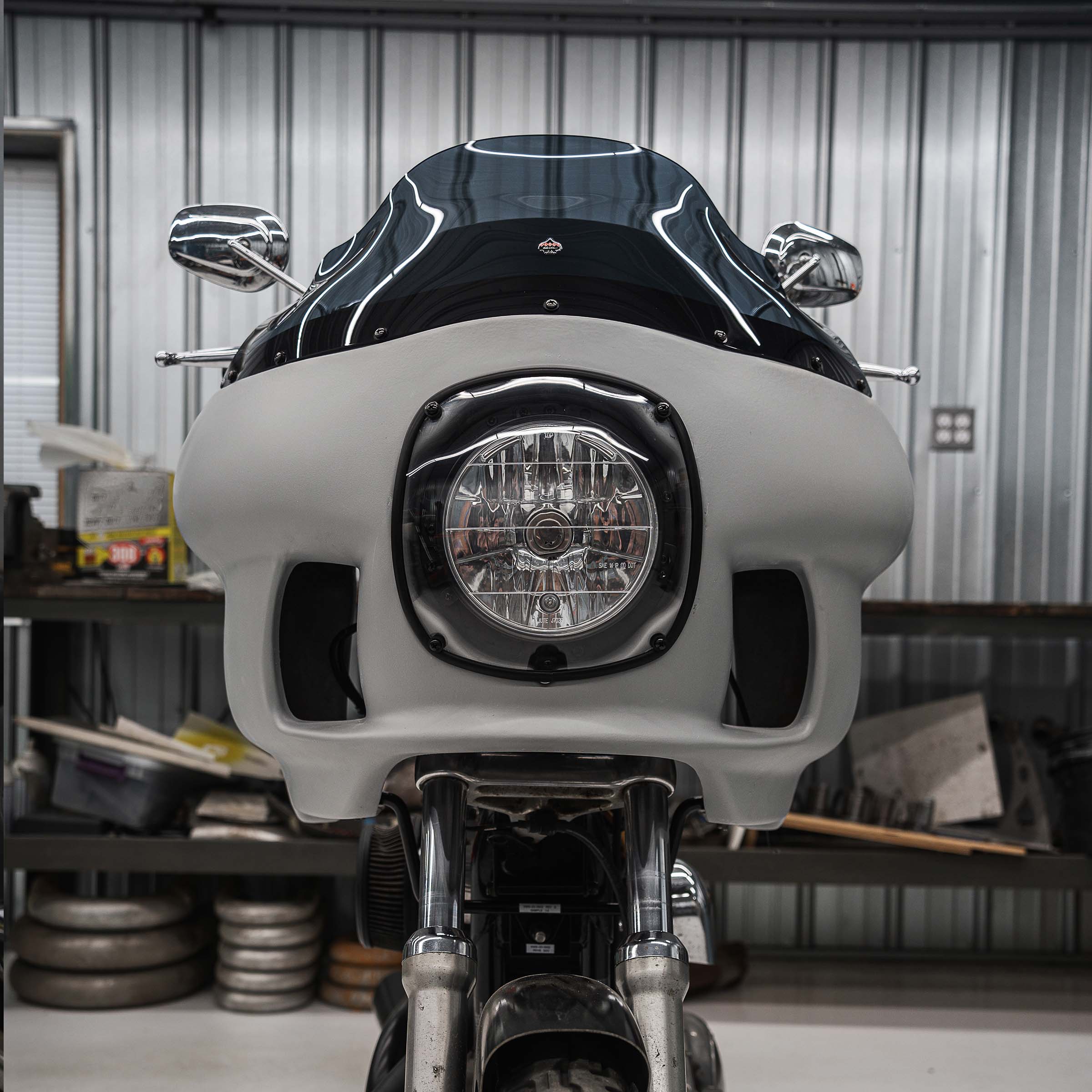 Complete Fit Kit of Harley-Davidson FXRP Fairing Fit Kit for 1986-2003 Sportster Motorcycles (1986-2003 H-D Sportster)