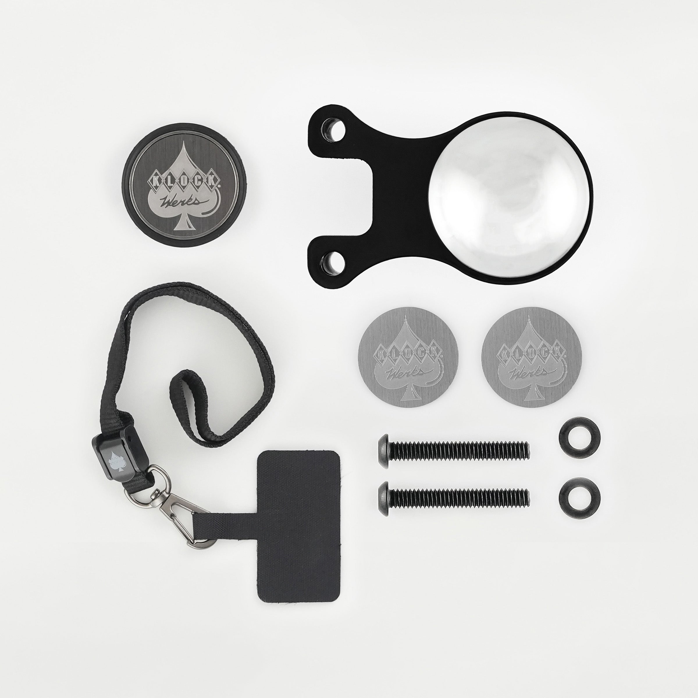 1986-1995 Black Ambidextrous Magnetic Phone Mount for Harley-Davidson® Black Mount (1986-1995 - Black Ambidextrous Mount)