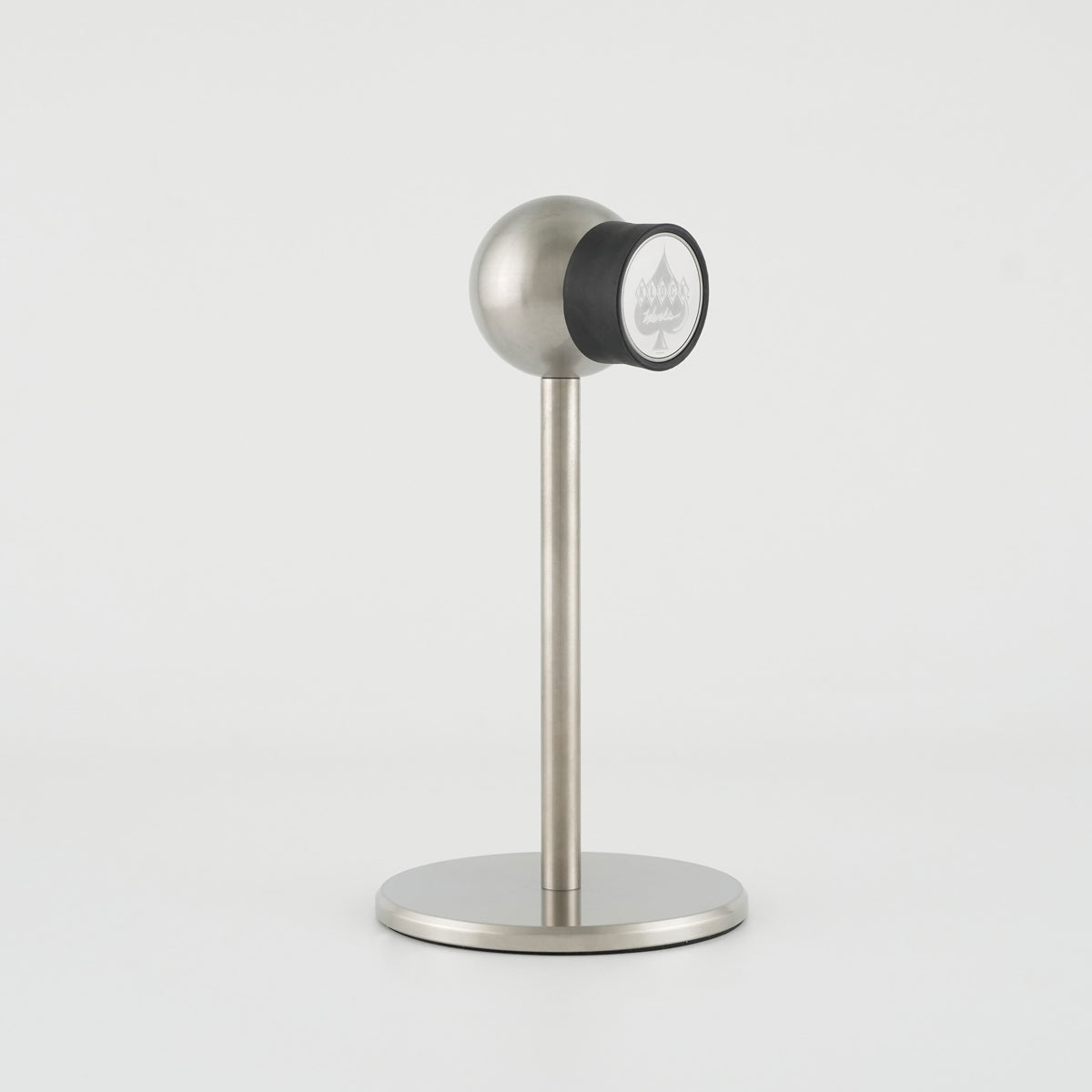 Stainless Steel iOMini Magnetic Phone Mount with Phone (iOmini - Stainless)