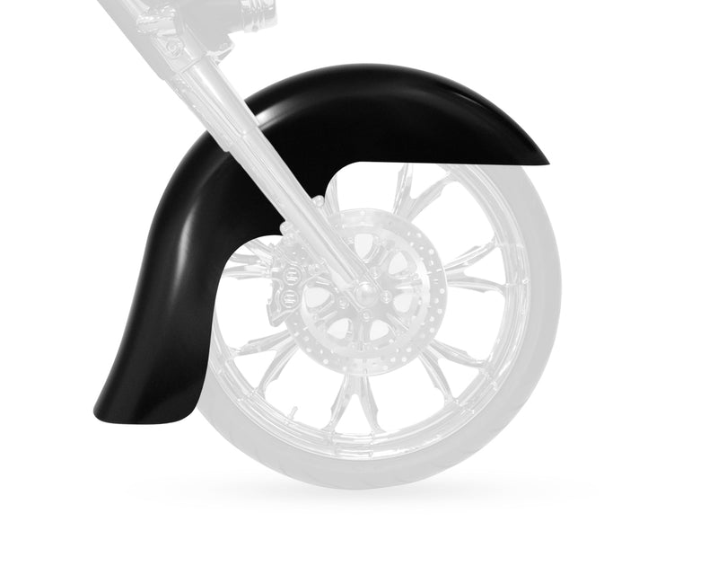 Benchmark Stamped Steel Big Wheel Front Fender FIT KIT for Harley-Davidson 2014-2016 Touring Motorcycle Models(Benchmark)