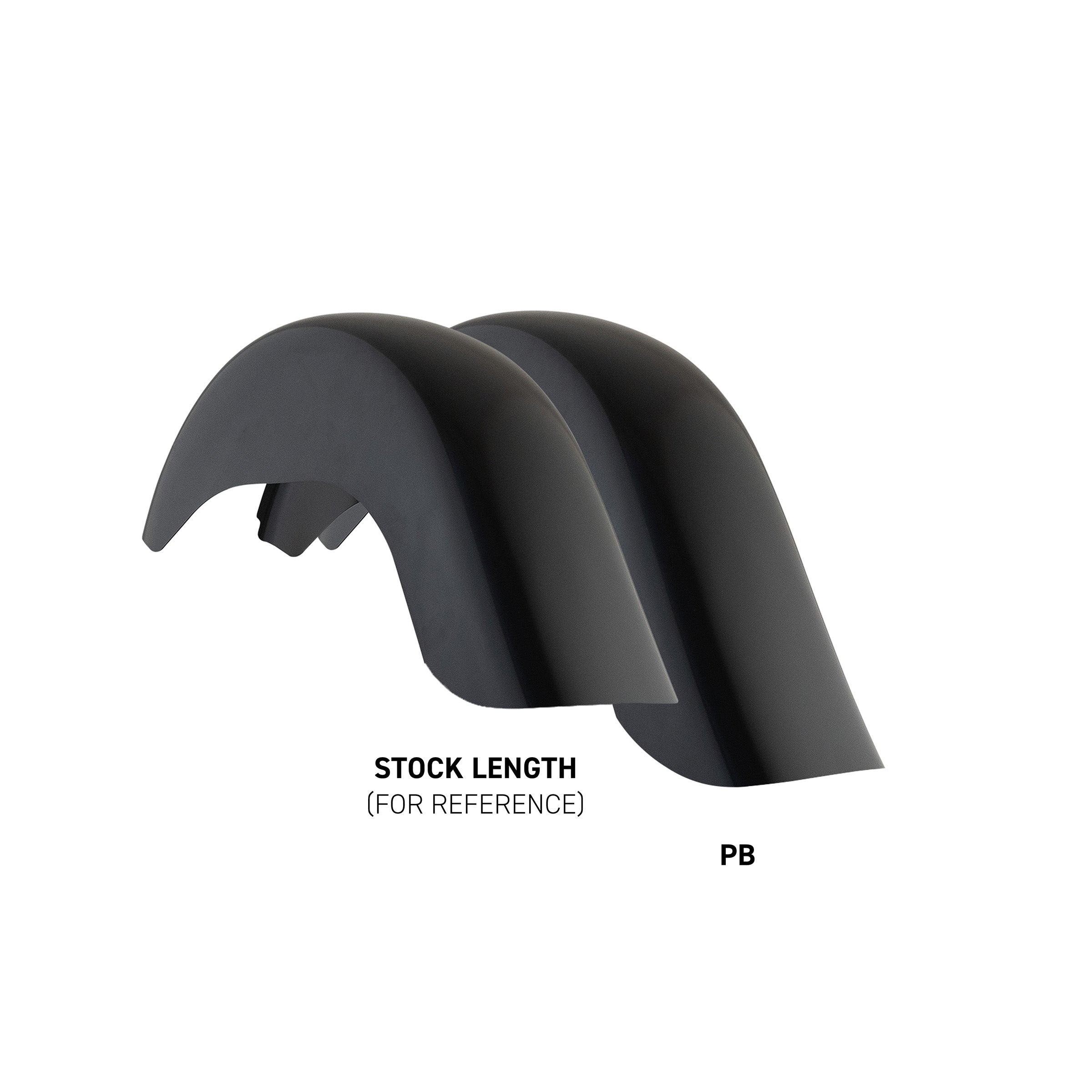 Stock Length vs. Performance Bagger Length Rear Fenders (Stock Length v. PB (Performance Bagger)