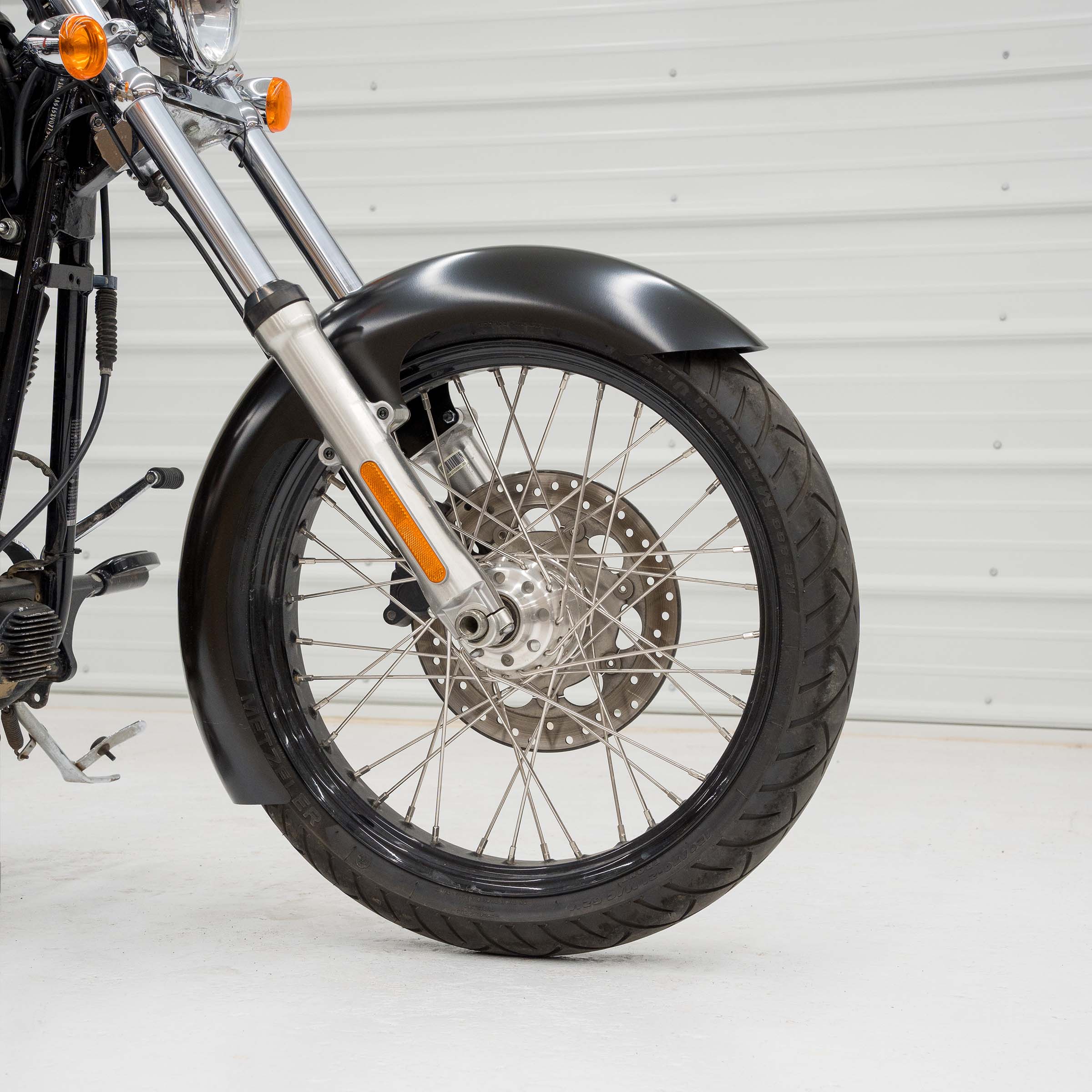 Wrapper Tire Hugger Front Fenders for Harley-Davidson 1984-2017 FXST Softail Motorcycles(Slicer)