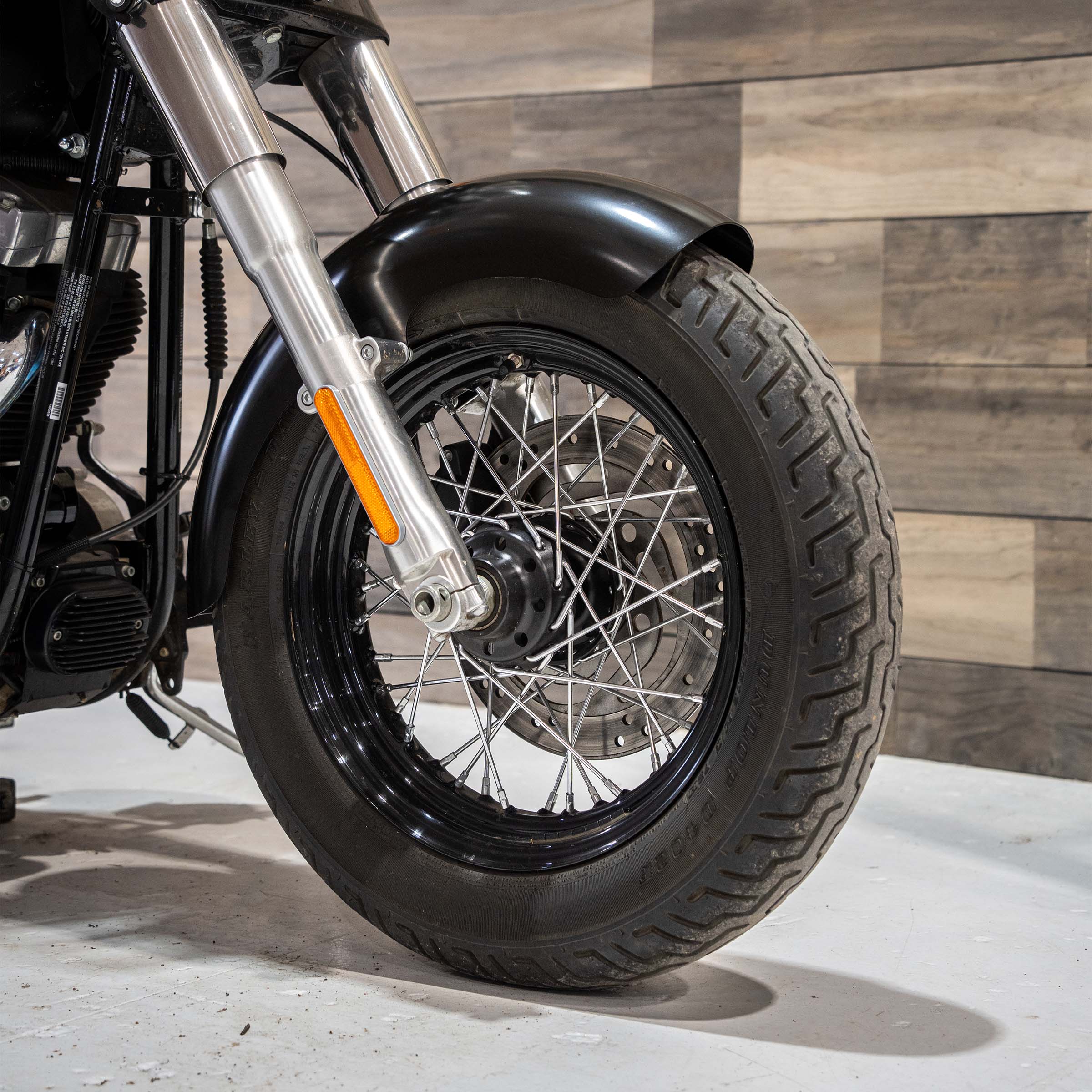 Tire Hugger Front Fender for Harley-Davidson® 1986-2017 Softail FLST and 2013-2025 Breakout (16"-19" Thickster)