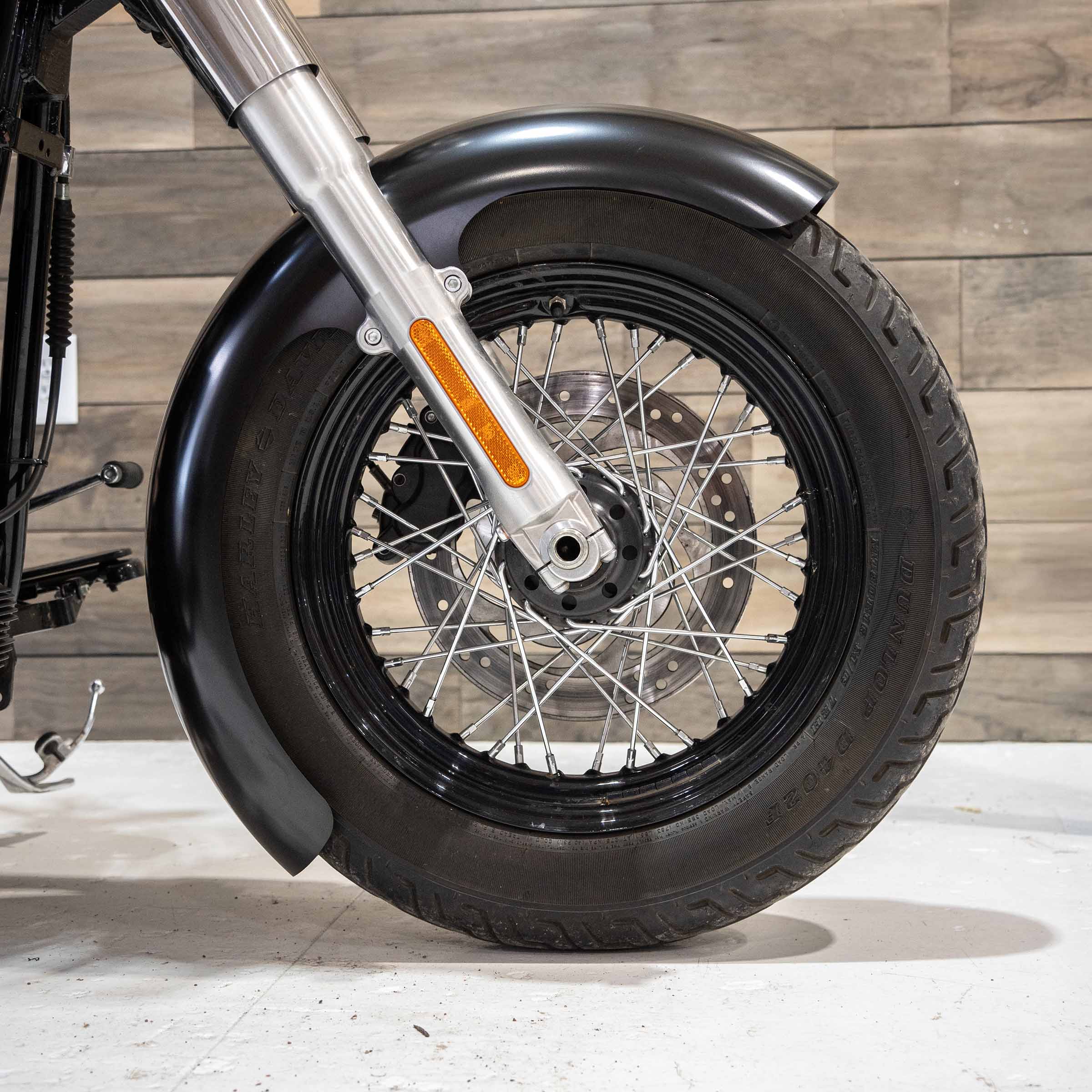 Tire Hugger Front Fender for Harley-Davidson® 1986-2017 Softail FLST and 2013-2025 Breakout (16"-19" Wrapper)