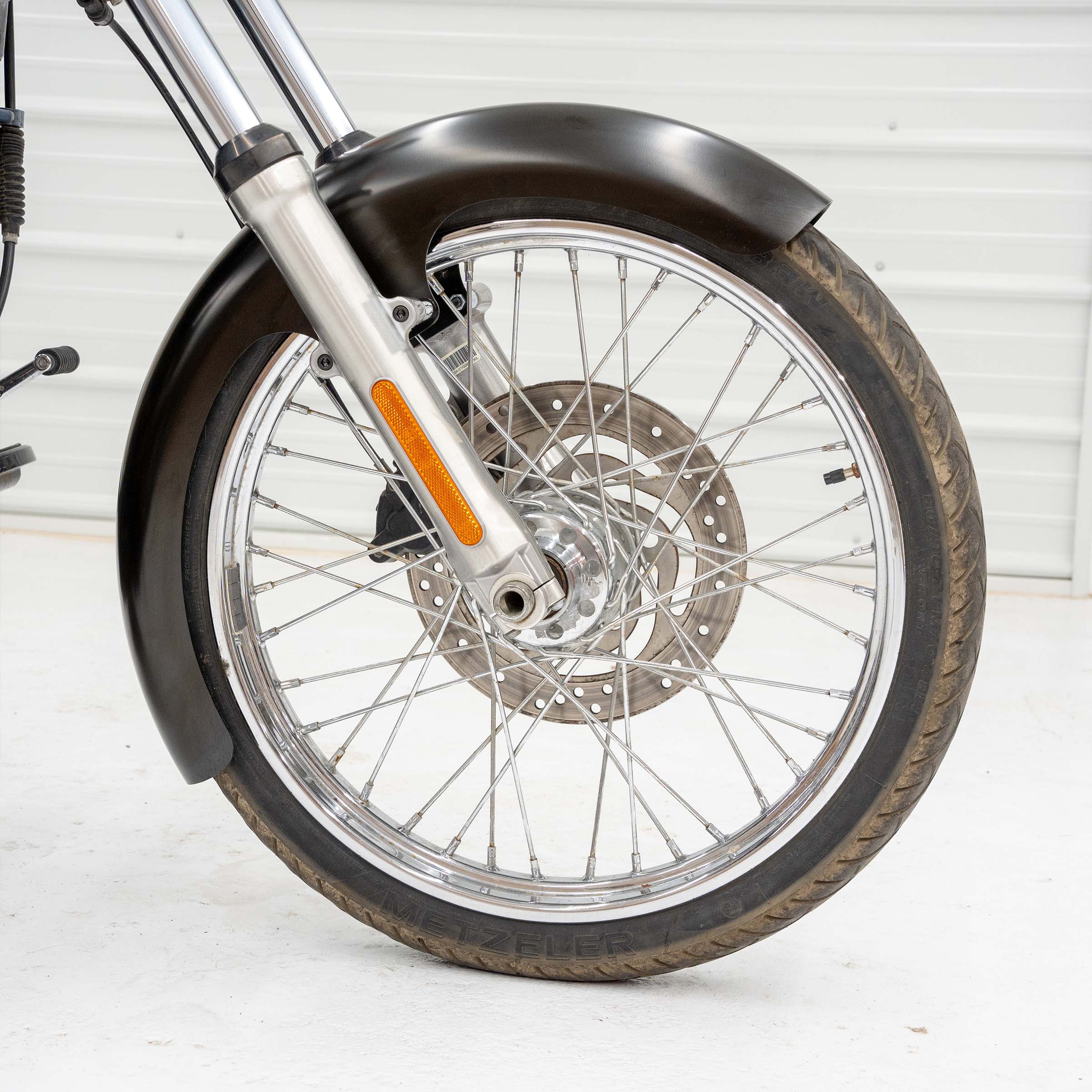 Wrapper Tire Hugger Front Fenders for Harley-Davidson 1984-2017 FXST Softail Motorcycles(Skinny Wrapper)