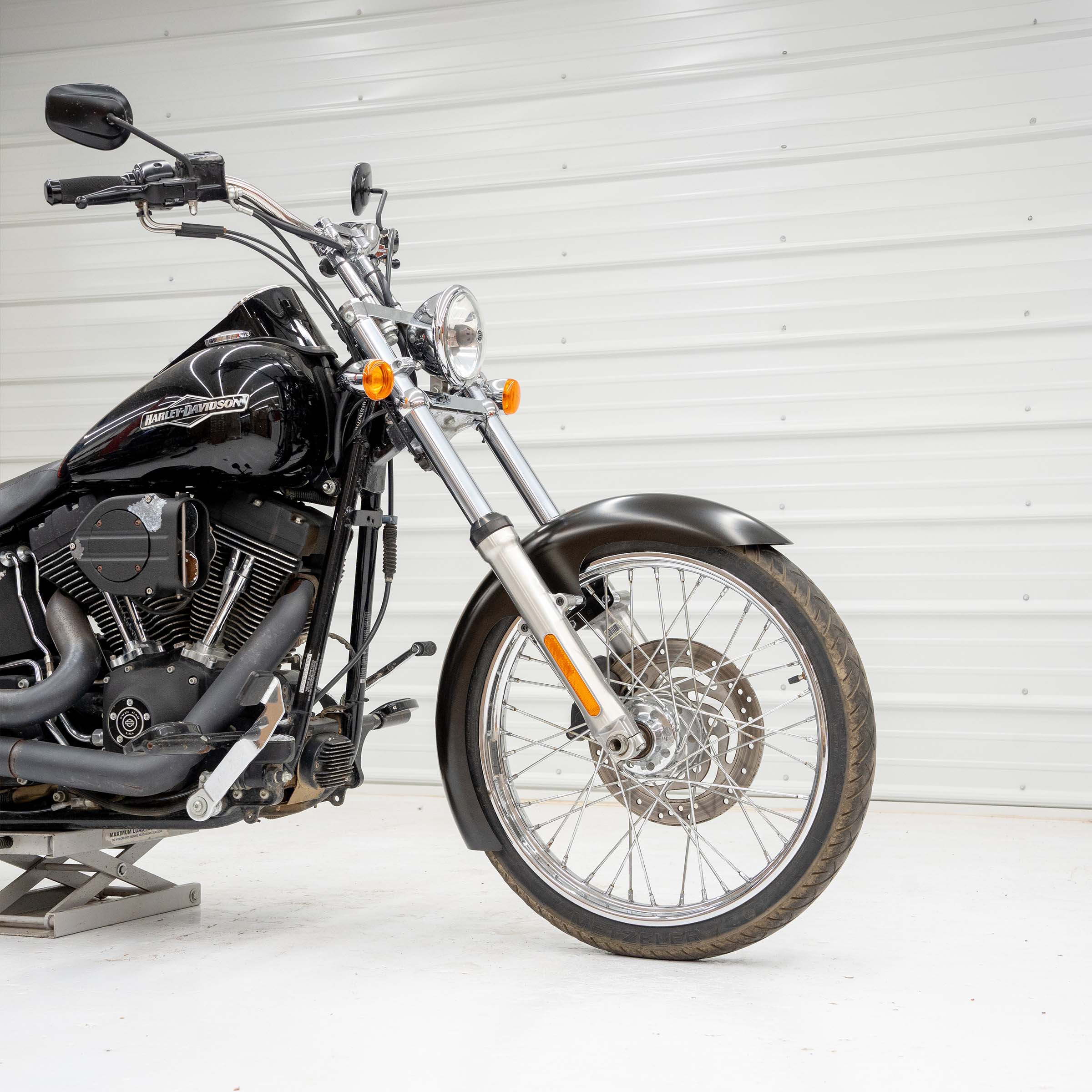 Wrapper Tire Hugger Front Fenders for Harley-Davidson 1984-2017 FXST Softail Motorcycles(Skinny Slicer)