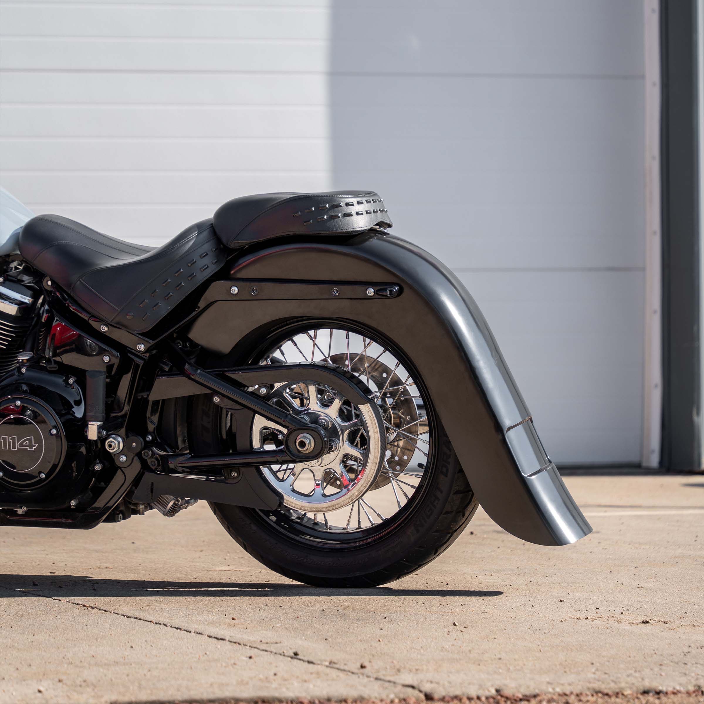 Benchmark Vicla Length Frenched Rear Fender Fit Kit for Harley-Davidson 2018-2023 Softail Motorcycles(Vicla Length - Frenched)