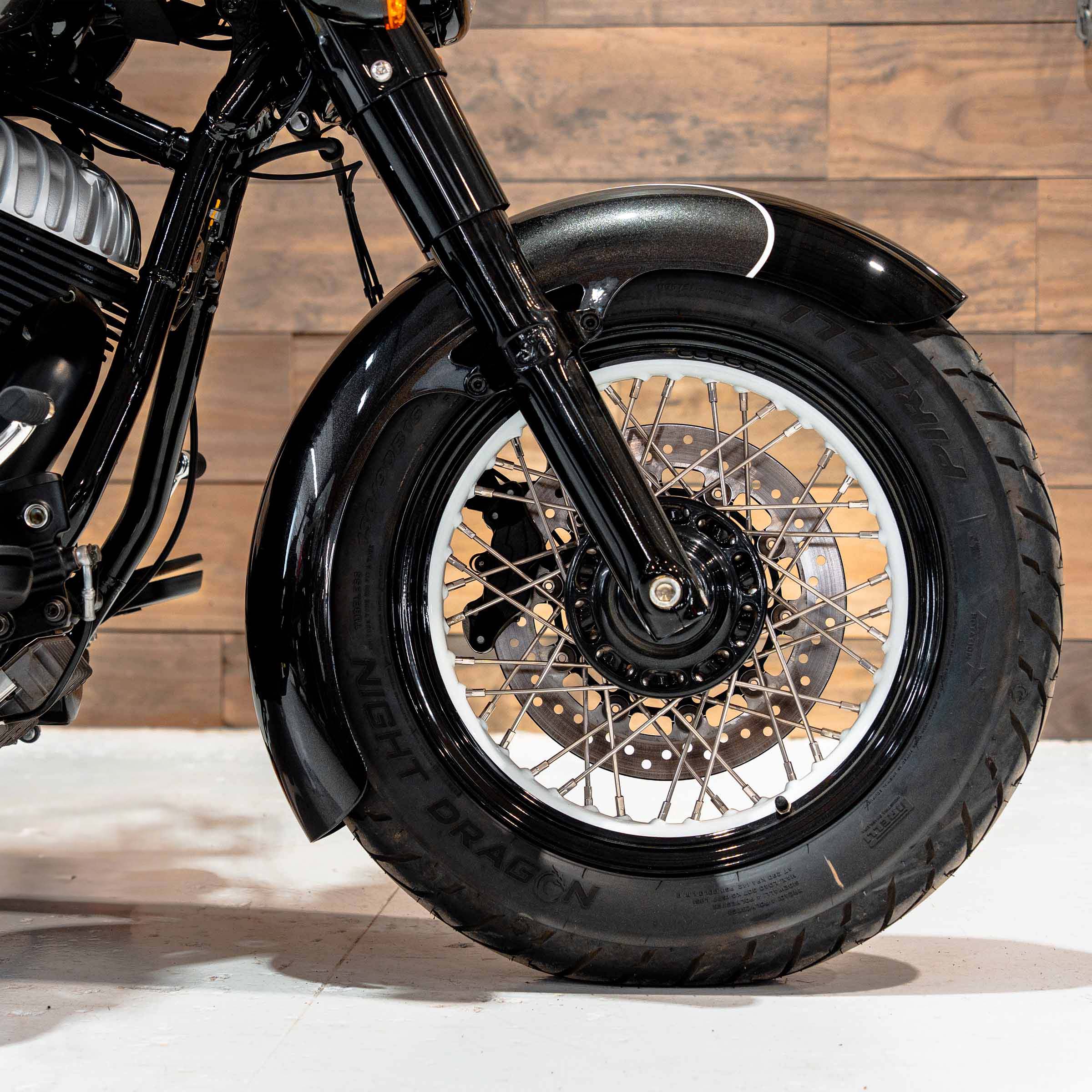 Wrapper Tire Hugger Front Fender Fit Kit for Indian Chief and Super Chief Motorcycles (Wrapper)