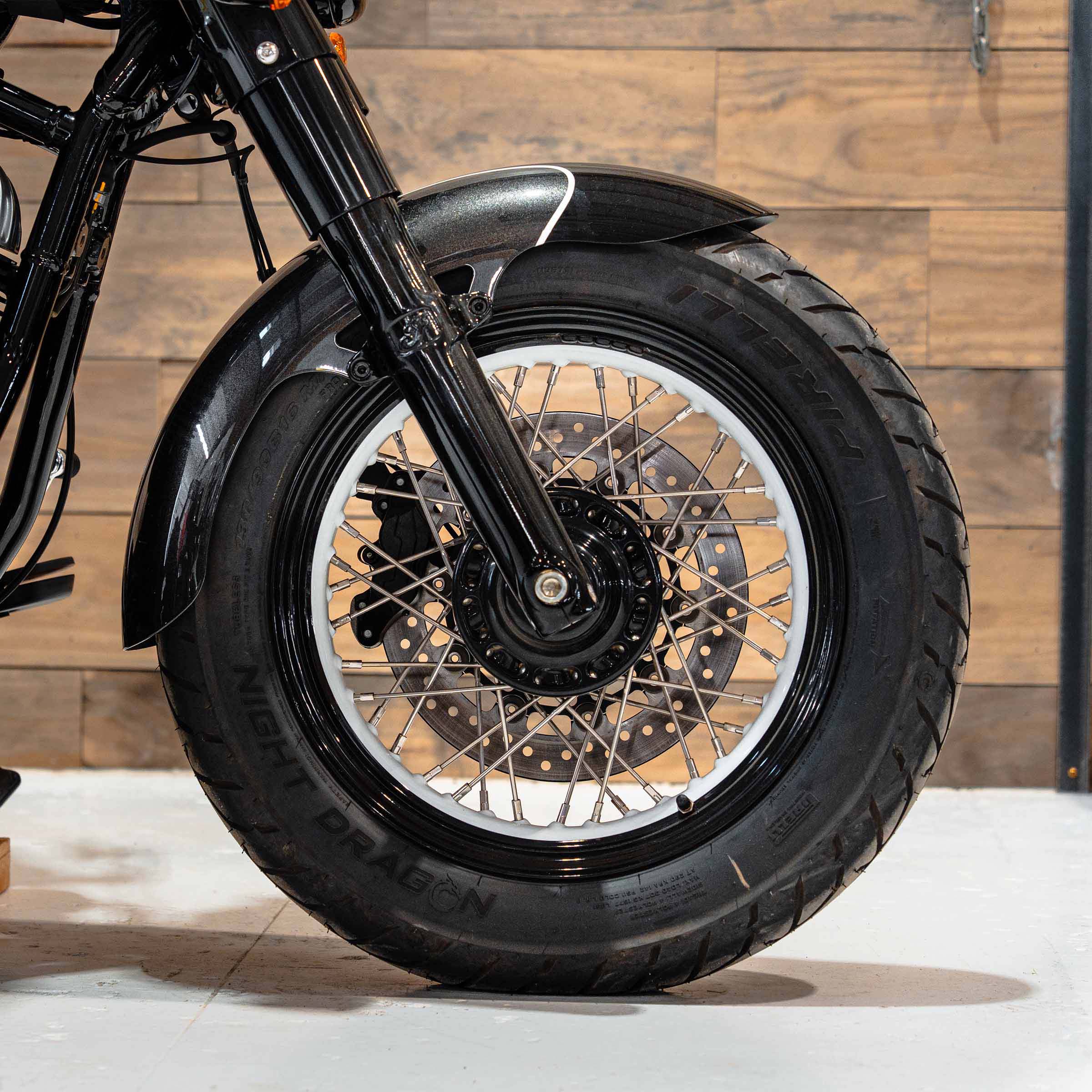 Henry Tire Hugger Front Fender Fit Kit for Indian Chief and Super Chief Motorcycles (Henry)