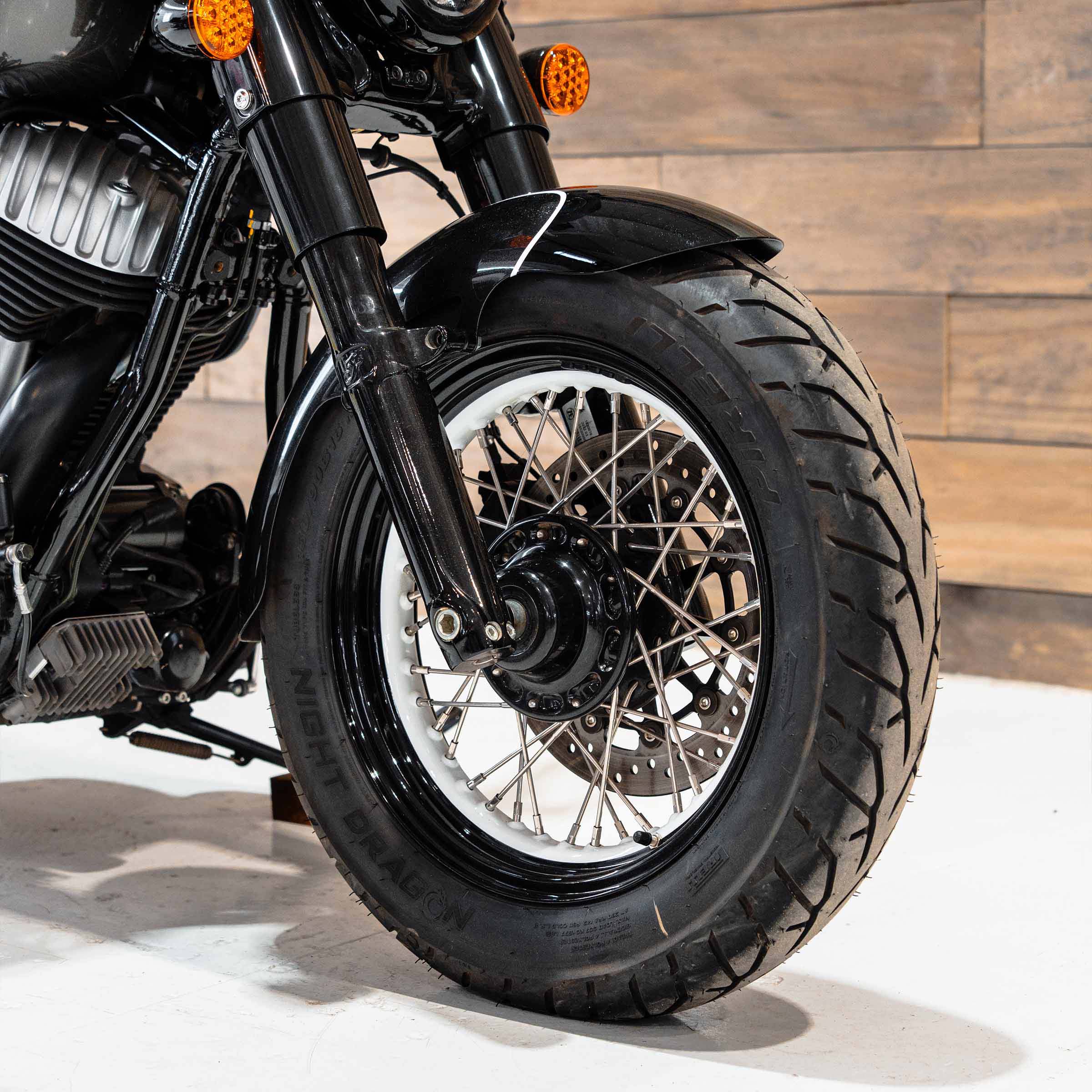 Henry Tire Hugger Front Fender Fit Kit for Indian Chief and Super Chief Motorcycles (Henry)