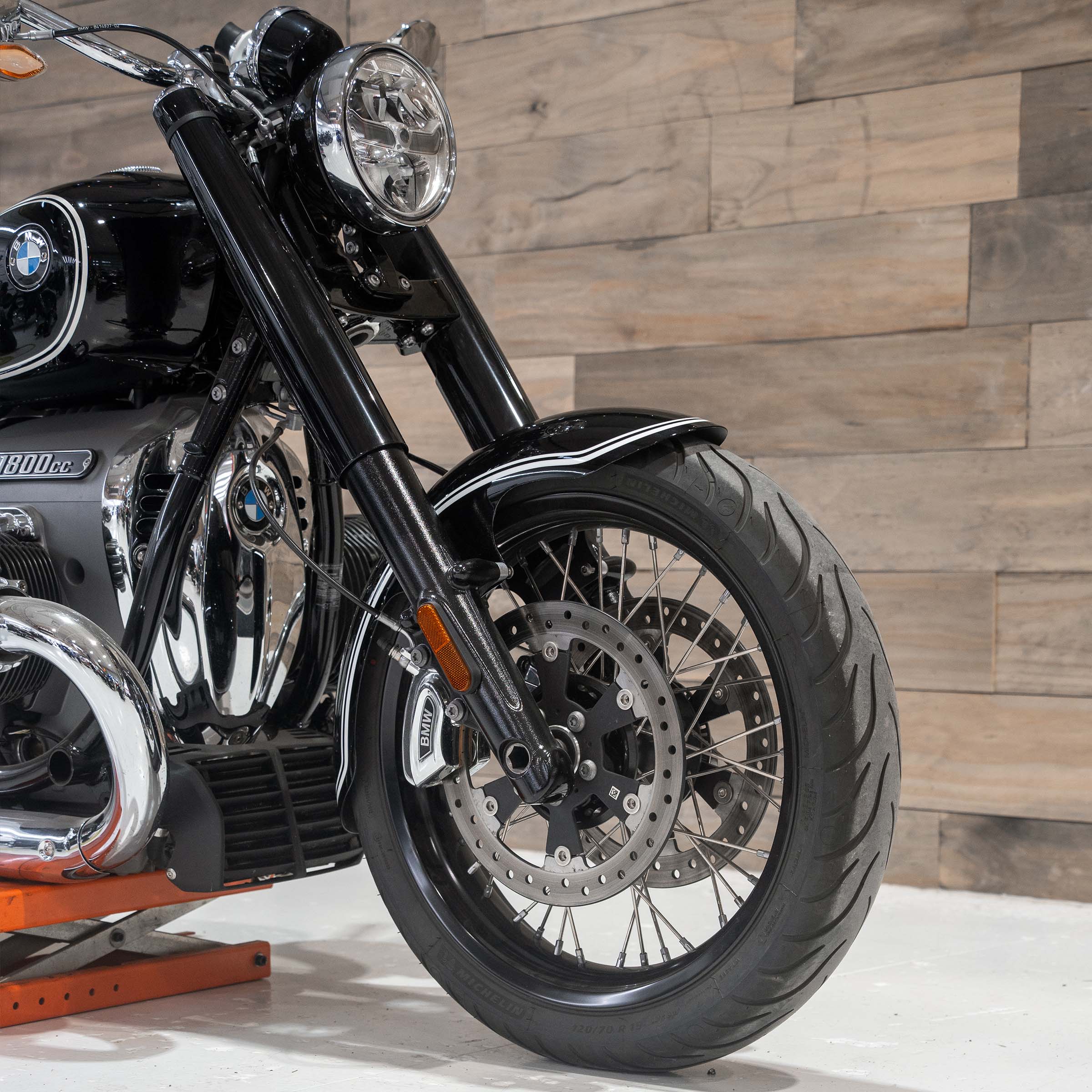 Henry Tire Hugger Front Fender Fit Kit for BMW R 18 Motorcycles (Henry)