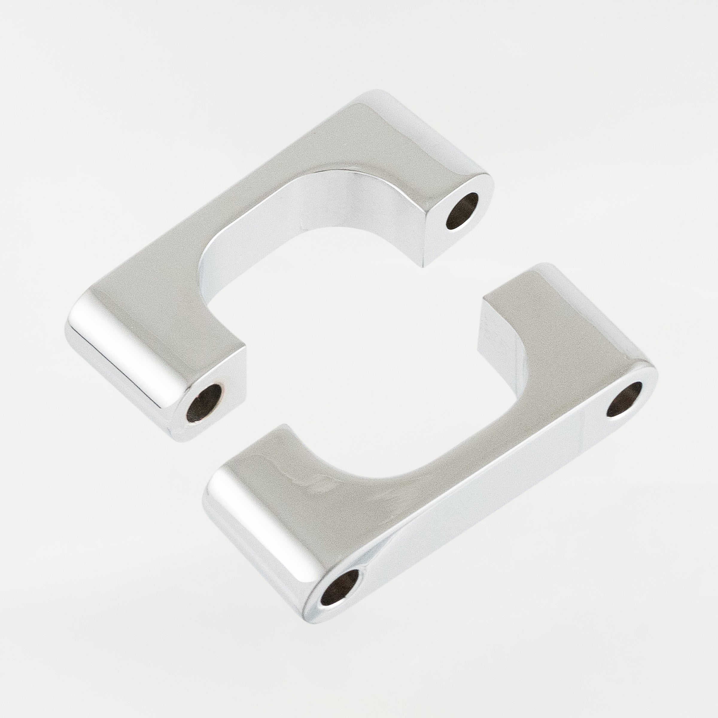 Harley-Davidson Motorcycles Softail (FXST) | Dyna (FXDWG) Tire Hugger Front Fender Mounting Blocks(21" Skinny Chrome)