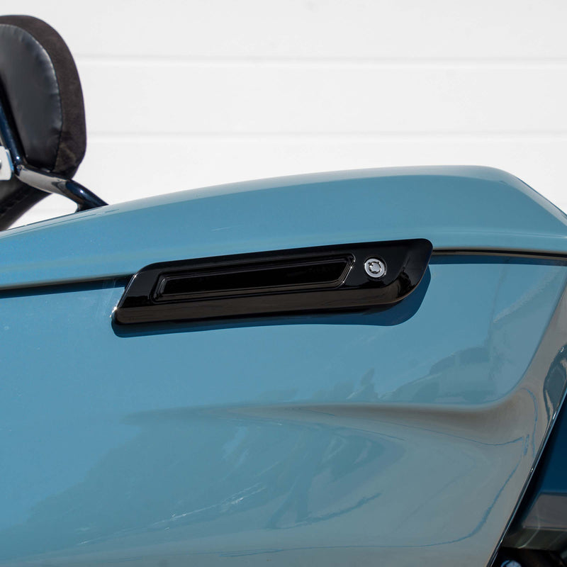 Smooth Black Hinge Insert for 2014+ Harley-Davidson Touring Models (Smooth Black - 2014+ Touring Models)