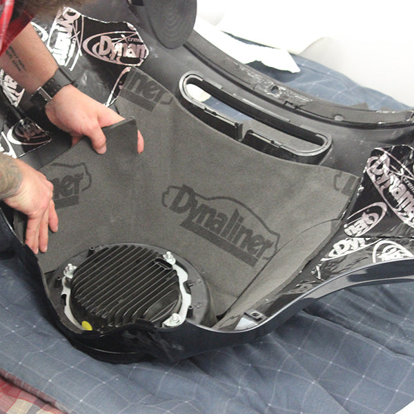 Dynamat® Saddle Bag Sound Control Kit For 2014-2024 Harley-Davidson Touring Motorcycle Models(Pre-cut pieces for easy application)