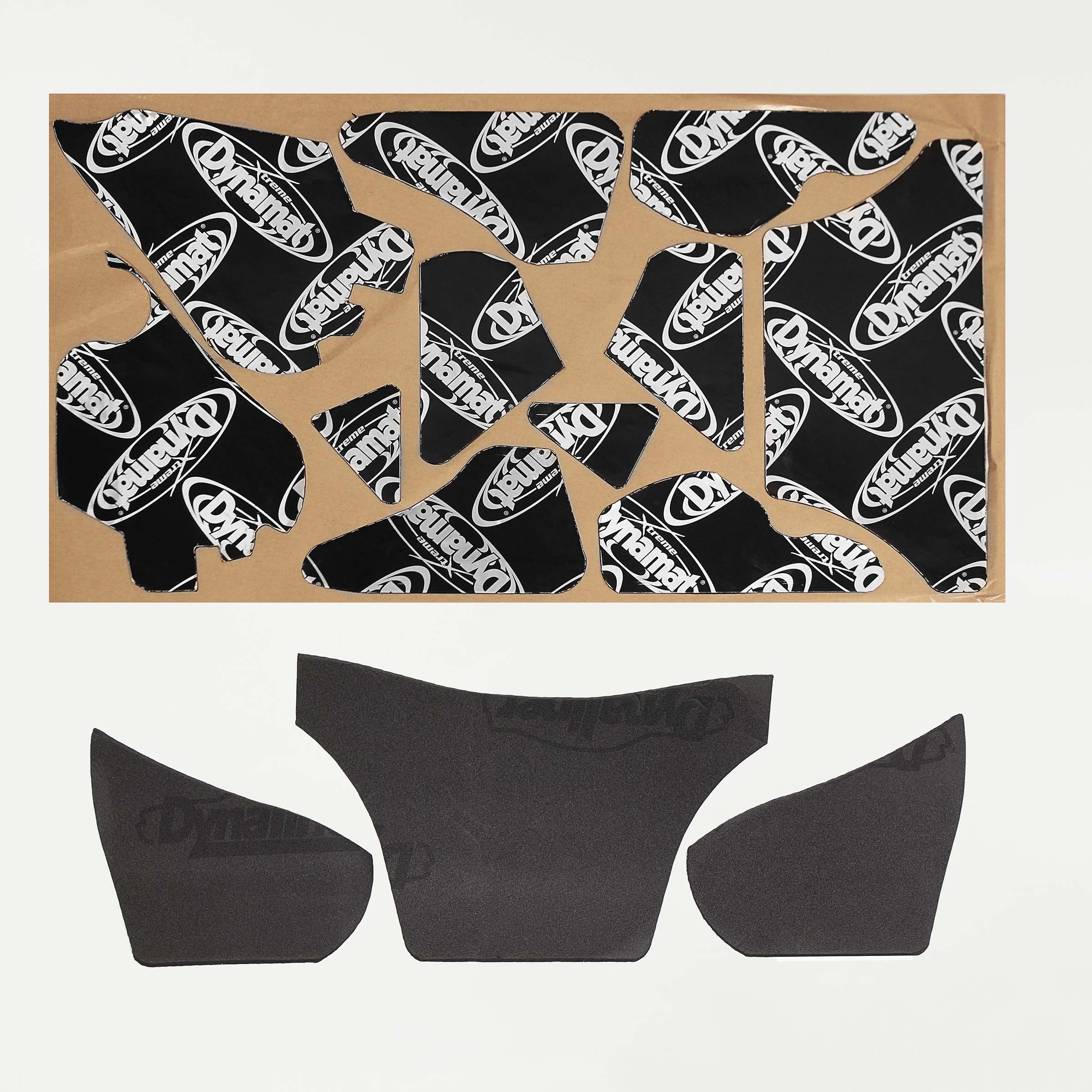 Dynamat® Saddle Bag Sound Control Kit For 2014-2024 Harley-Davidson Touring Motorcycle Models(Pre-cut pieces for easy application)