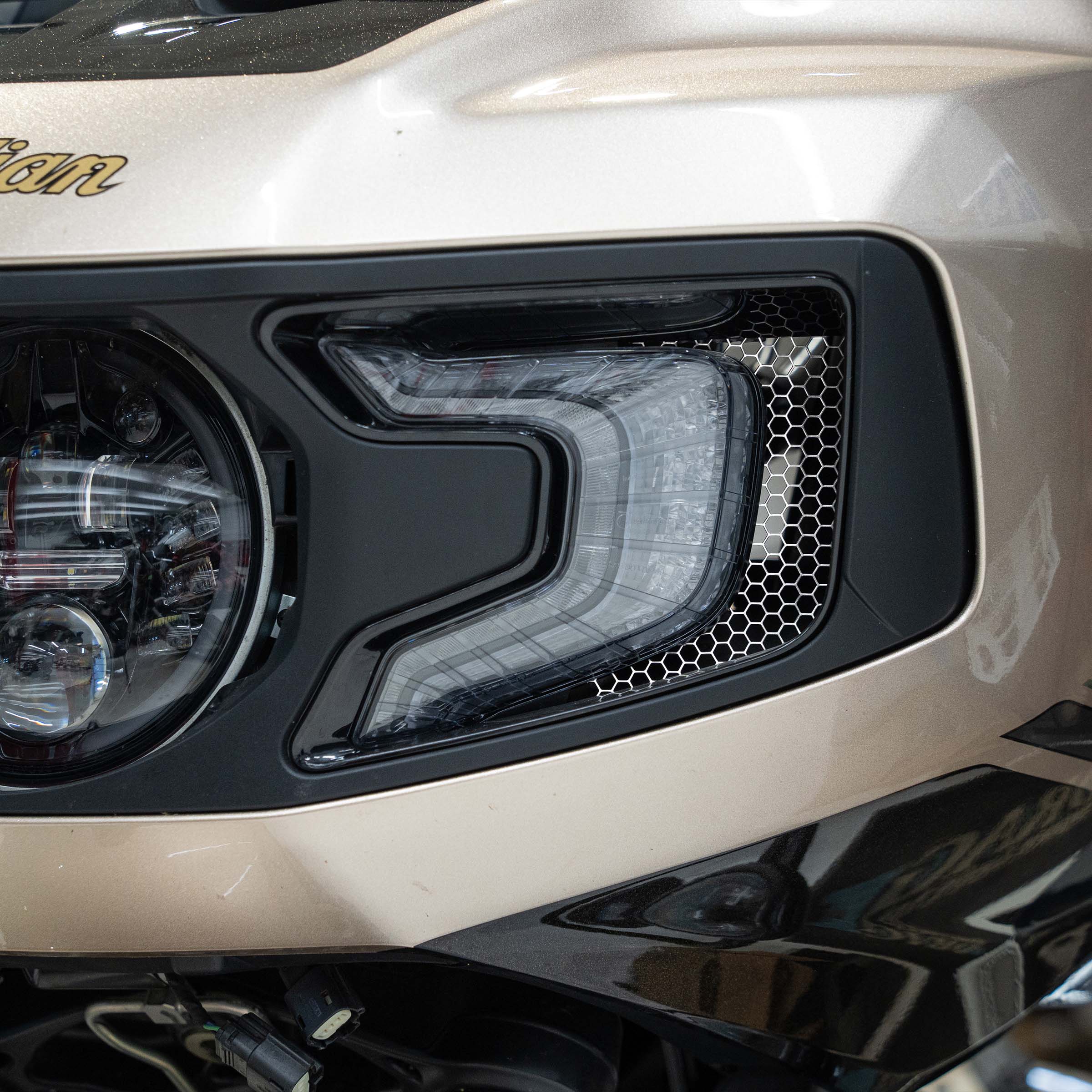 Chrome Vent Screens for Indian® Challenger and Pursuit Motorcycles (Chrome)