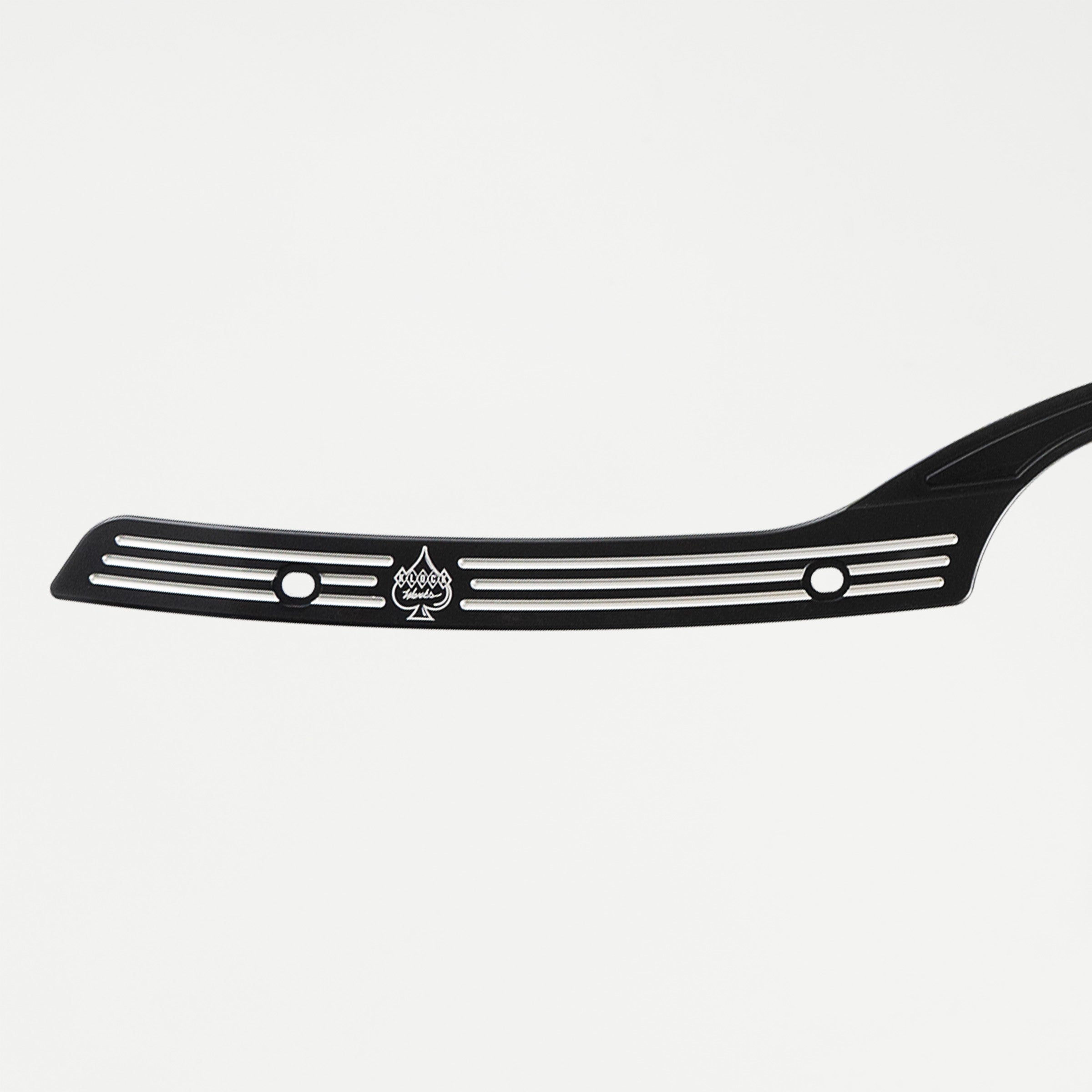 Close-up of Black Contrast Windshield Trim for 2015-2024 Harley-Davidson Road Glide(Black Contrast - Close-Up)