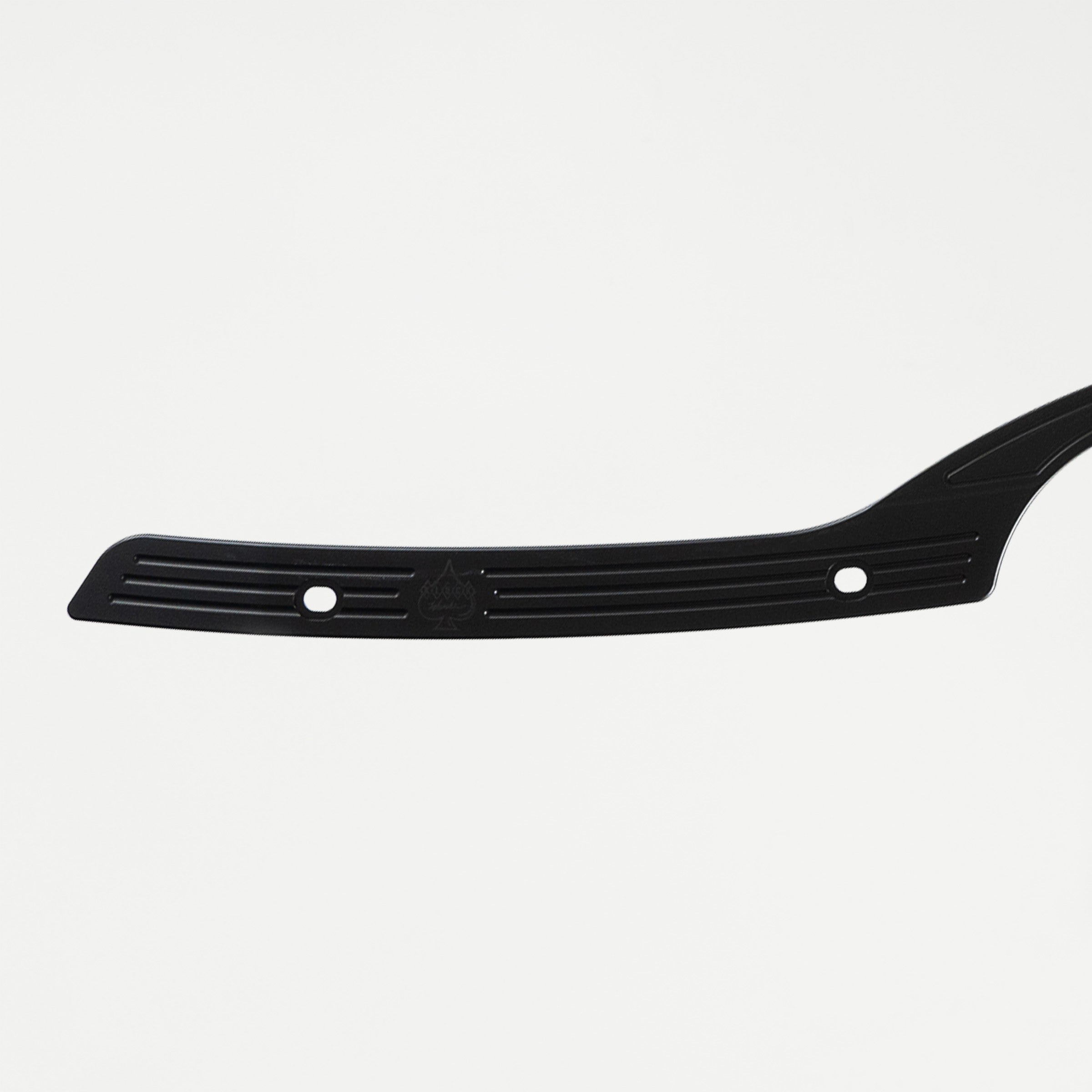 Close-up of Blacked Out Windshield Trim for 2015-2024 Harley-Davidson Road Glide(Black Out - Close-Up)