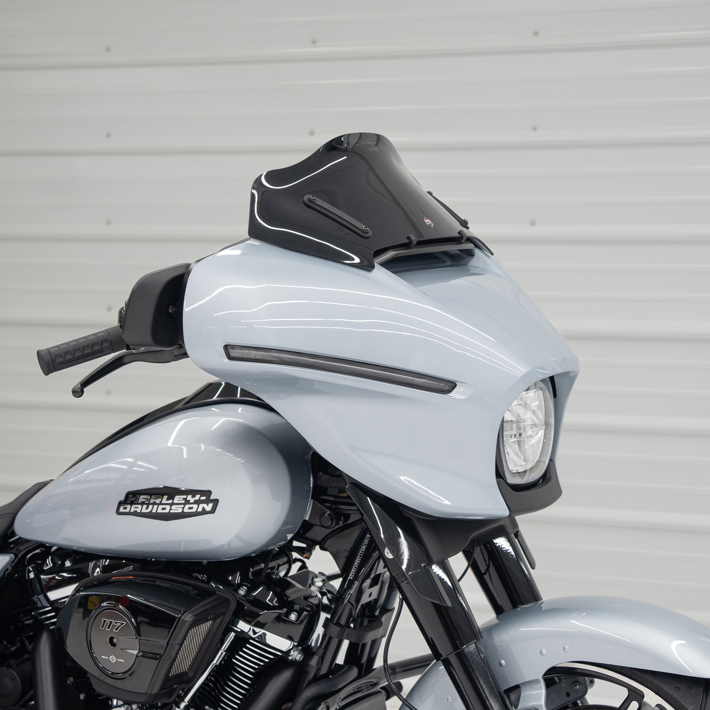 Black Windshield for Harley-Davidson 2023.5-2024 Street Glide FLH (8" Black)