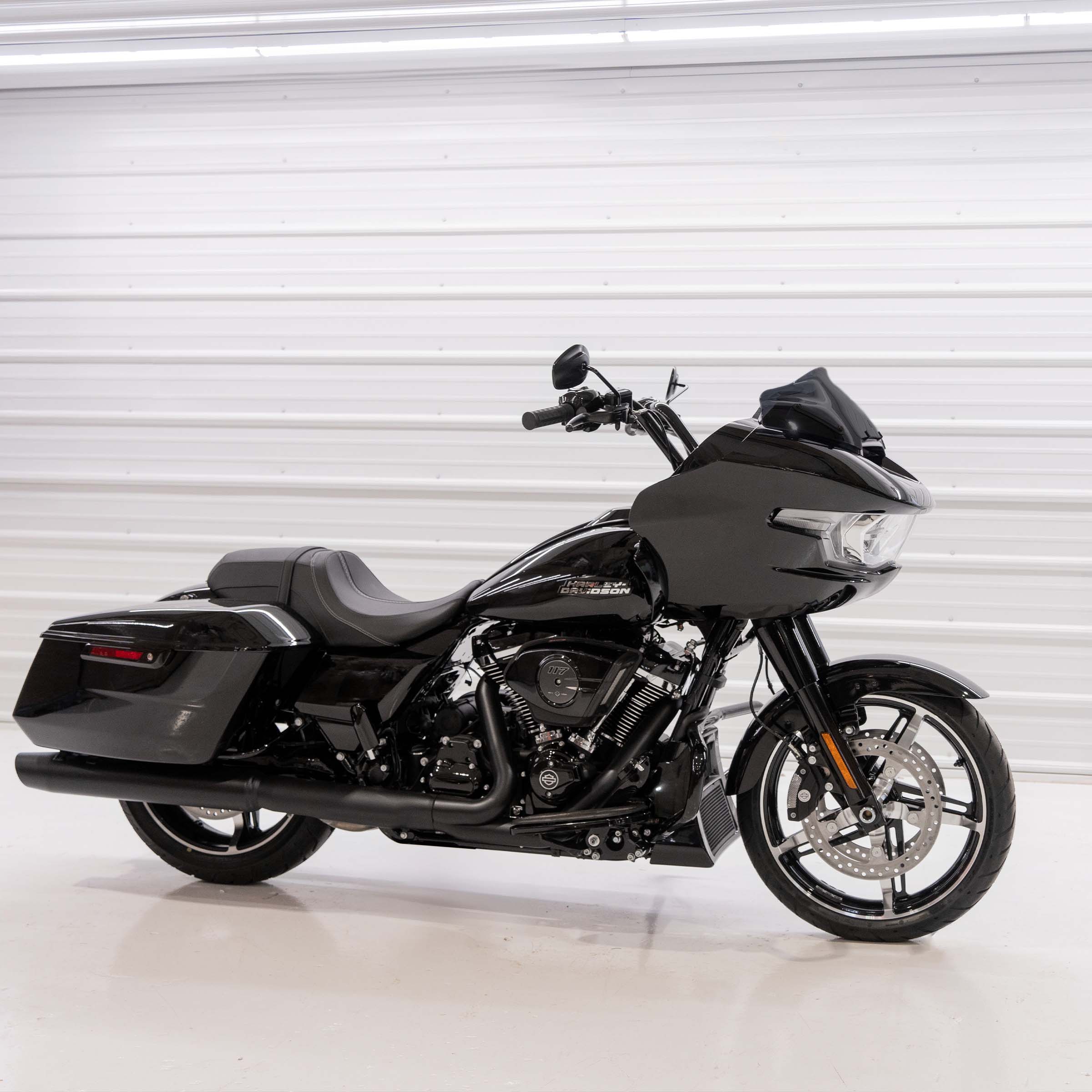 Motorcycle Windshield for Harley-Davidson 2023-2024 Road Glide® (8" Sport - Black)