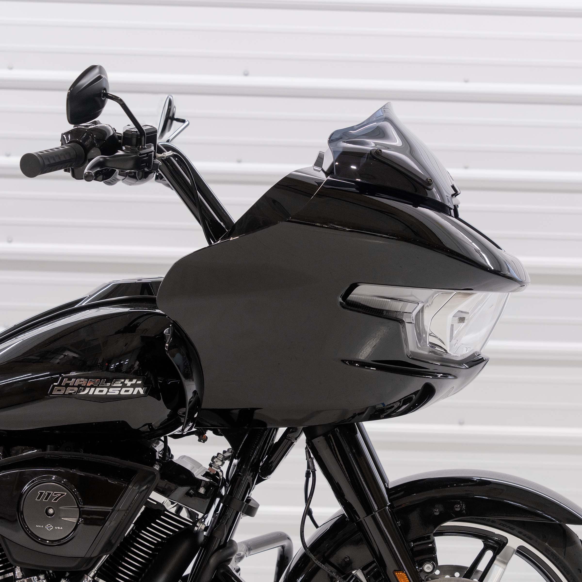 Motorcycle Windshield for Harley-Davidson 2023-2024 Road Glide® (8" Sport - Dark Smoke)