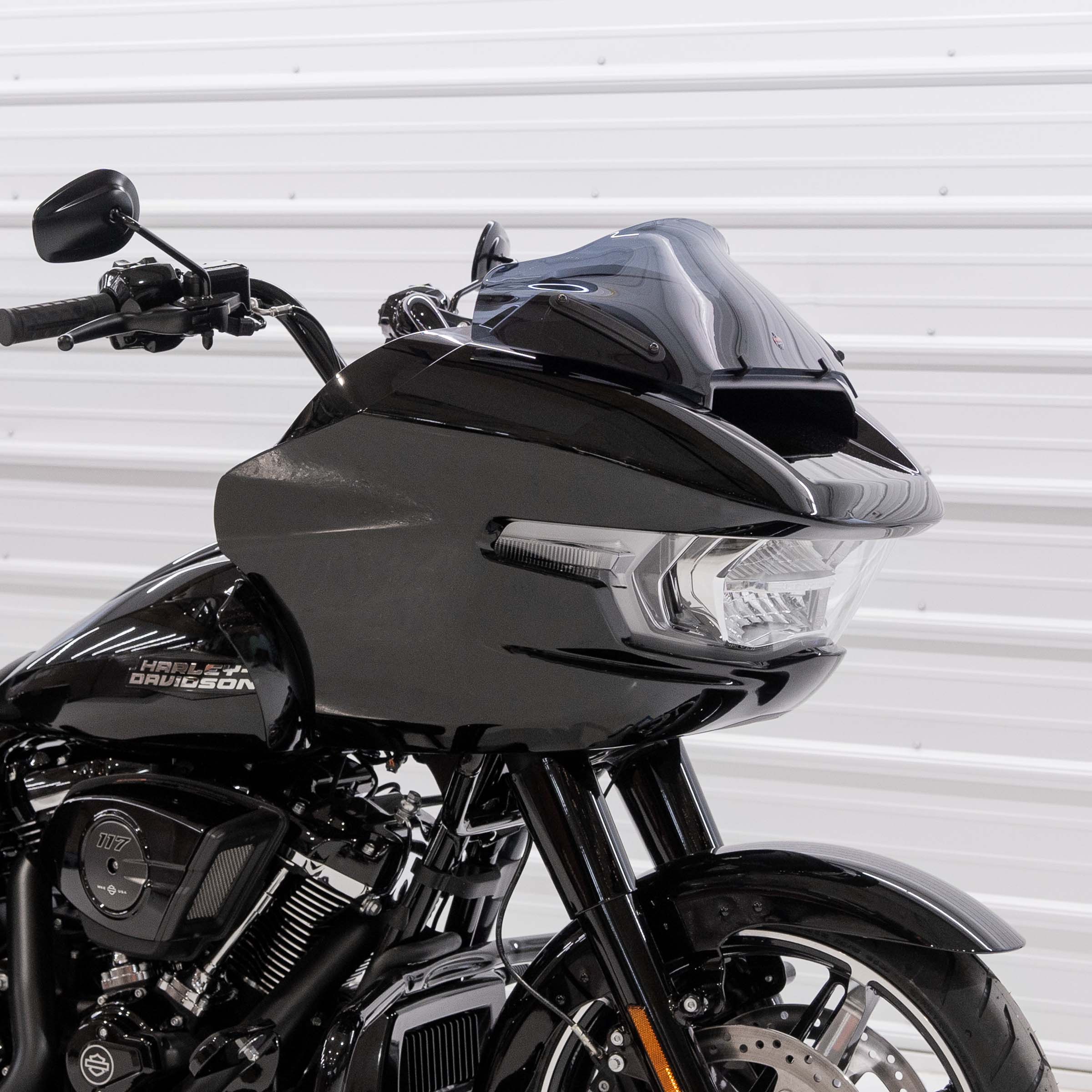 Motorcycle Windshield for Harley-Davidson 2023-2024 Road Glide® (8" Sport - Dark Smoke)