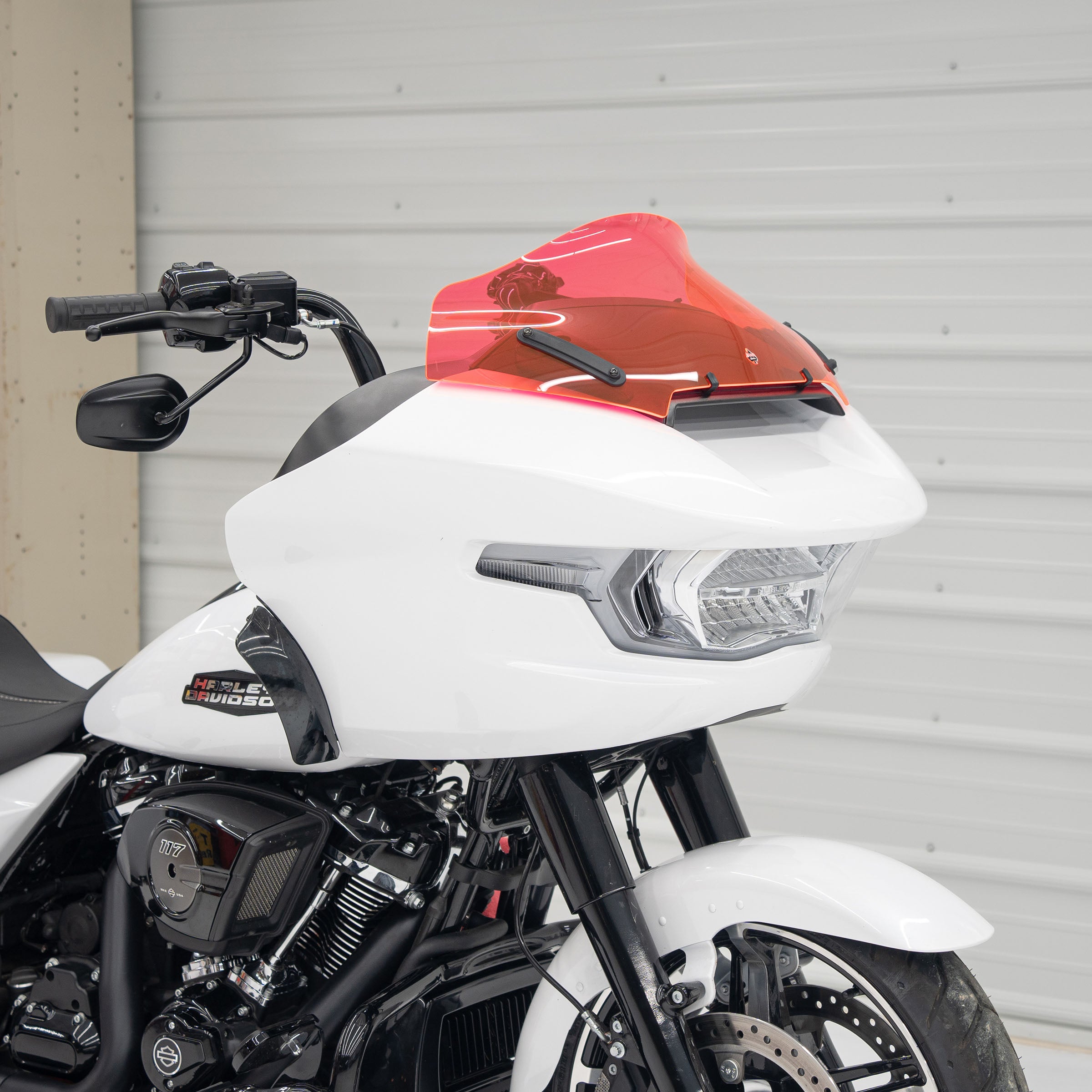 Pink Color Motorcycle Windshield for Harley-Davidson 2023.5-2024 FLTR (10" Pink Ice)