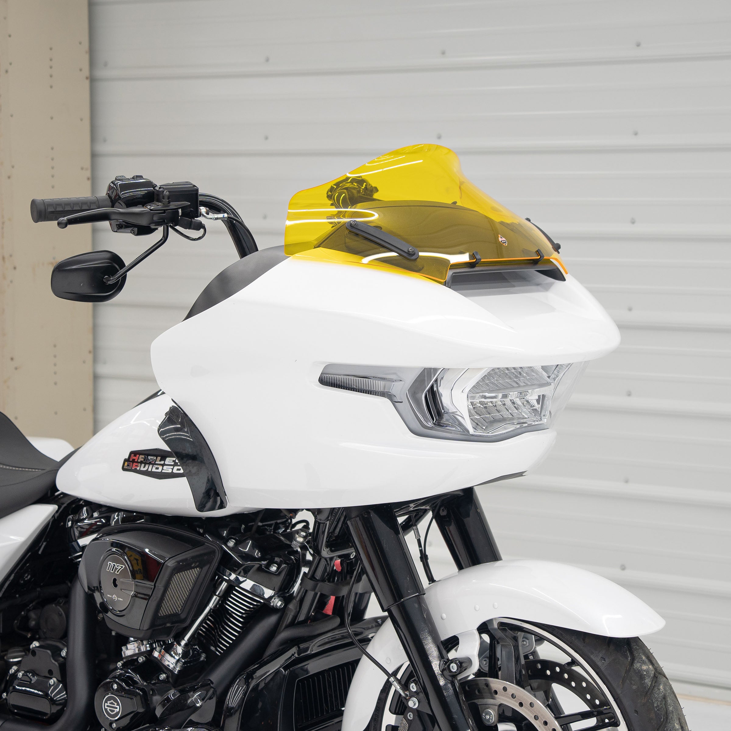 Yellow Color Motorcycle Windshield for Harley-Davidson 2023.5-2024 FLTR (10" Yellow)