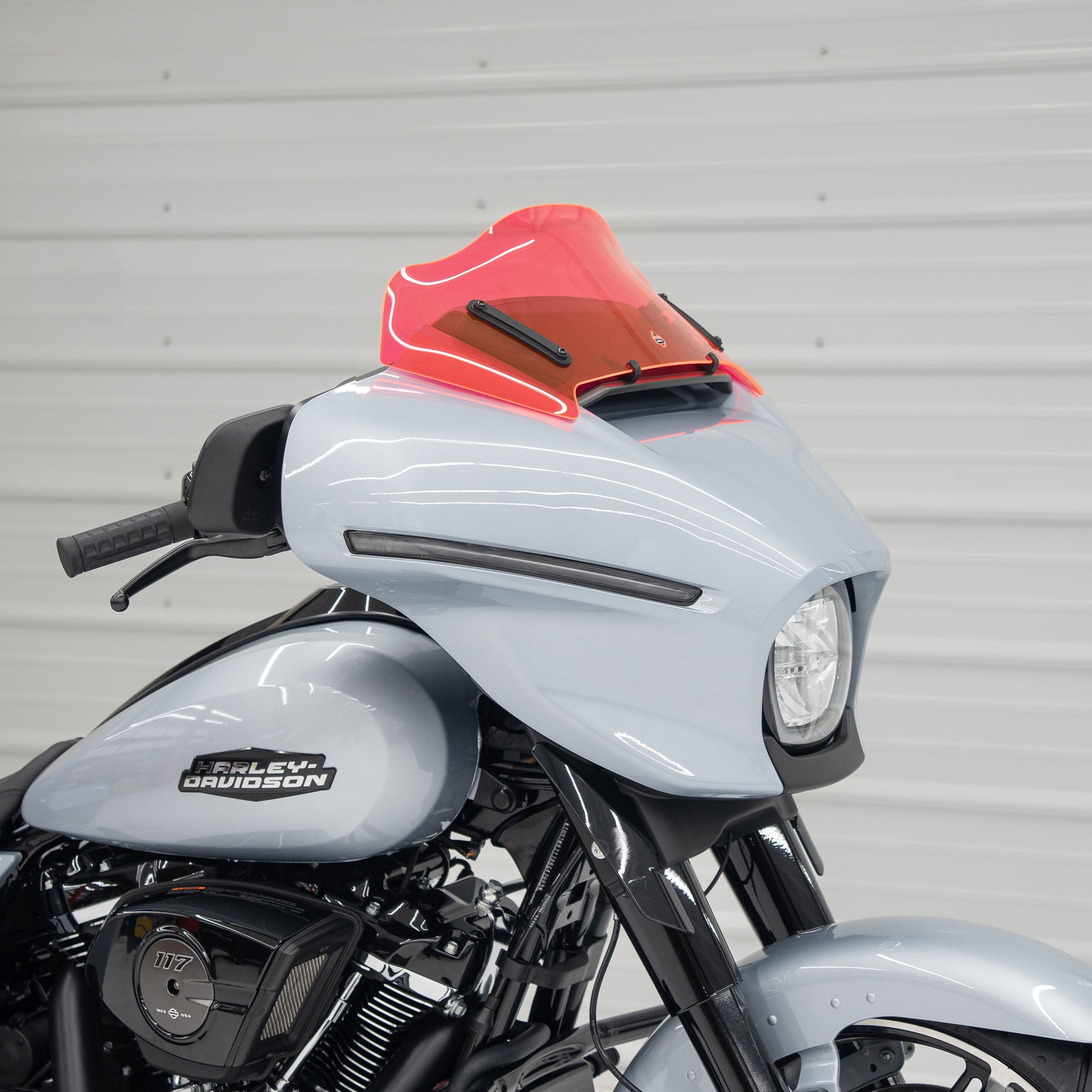 Kolor Windshield for Harley-Davidson 2023.5-2024 FLH (8" Pink Ice)