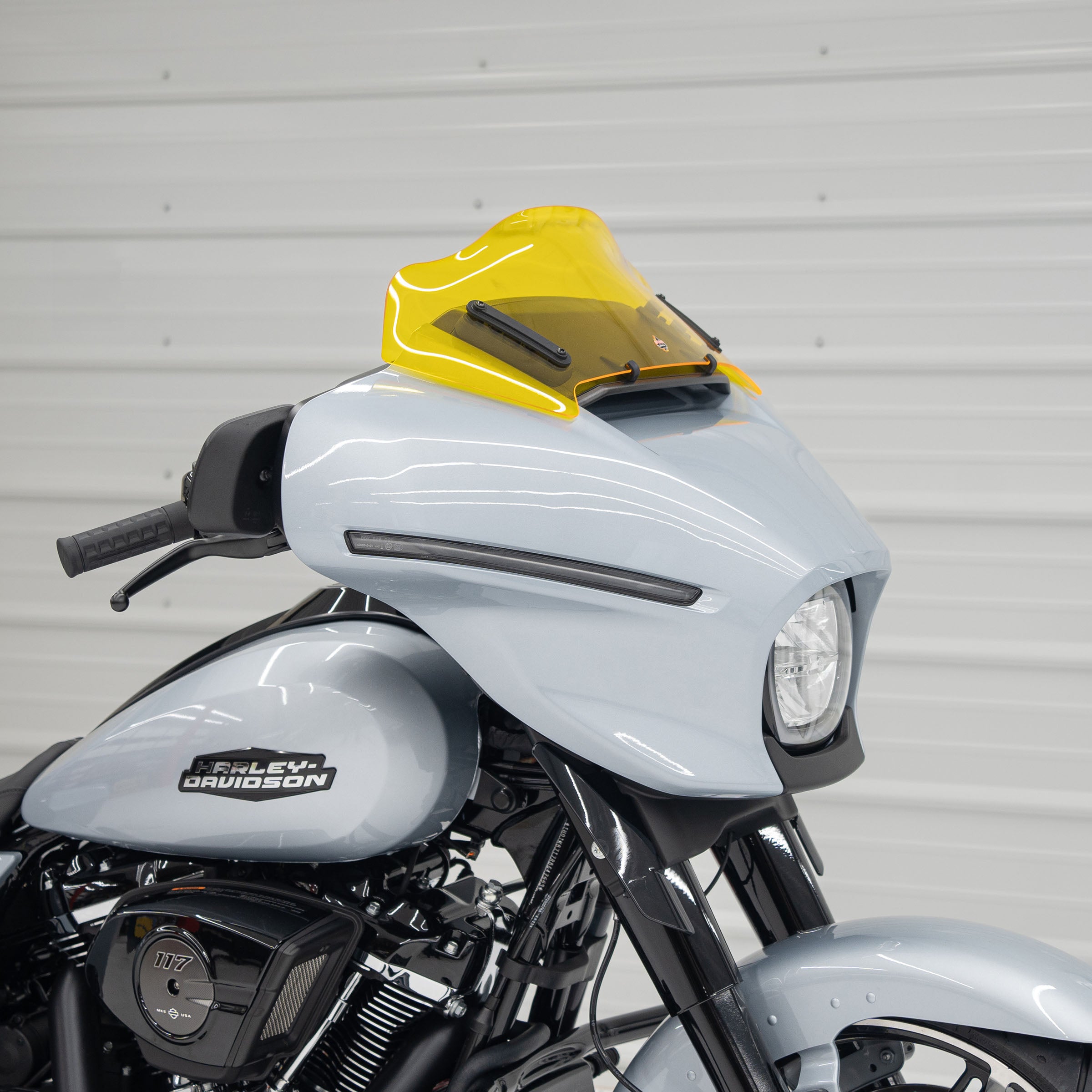 Kolor Windshield for Harley-Davidson 2023.5-2024 FLH (8" Yellow)