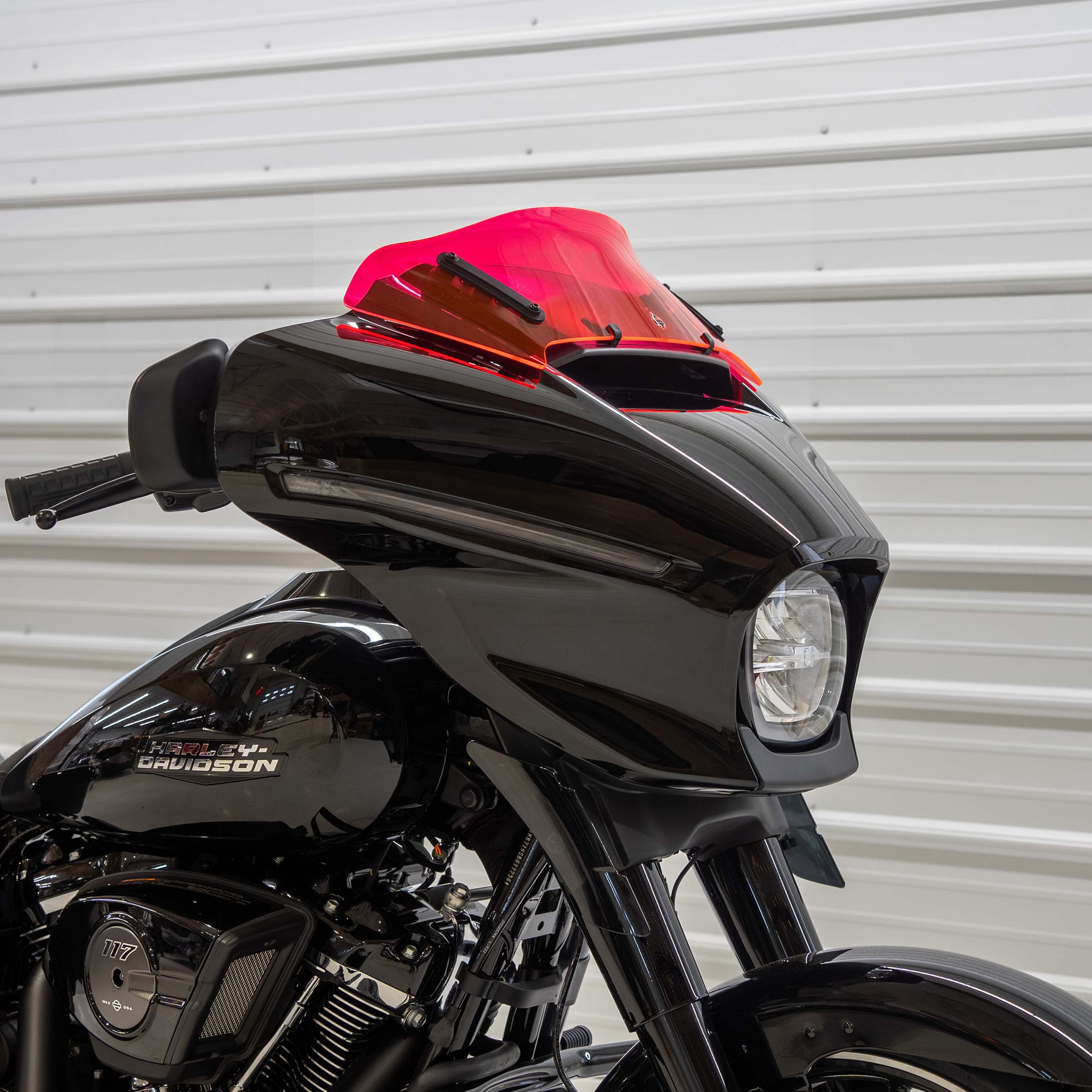 Pink Color Windshield for Harley-Davidson 2023.5-2024 FLH (6.5" Pink Ice)