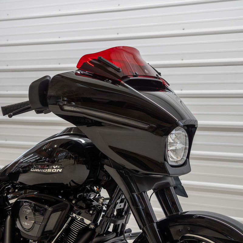 Red Color Windshield for Harley-Davidson 2023.5-2026 FLH (6.5" Red)