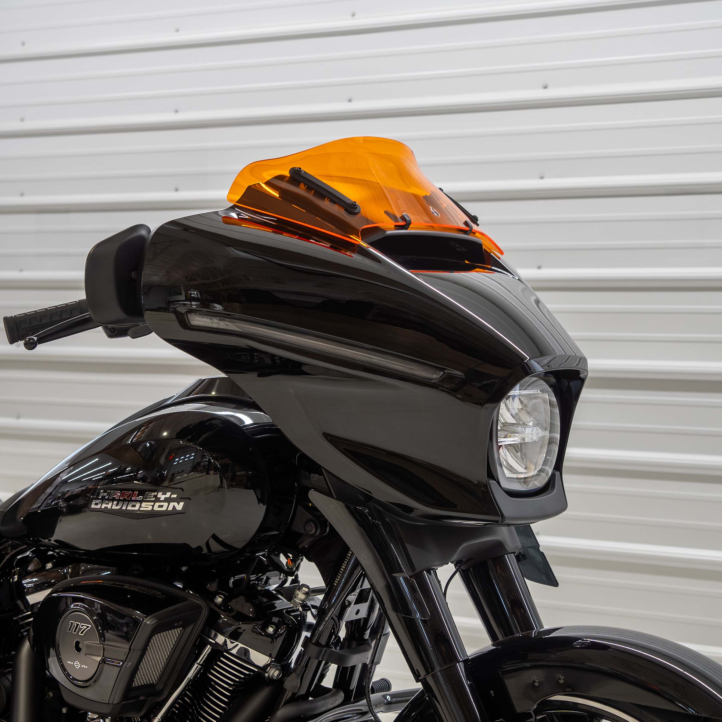 Orange Color Windshield for Harley-Davidson 2023.5-2024 FLH (6.5" Orange)
