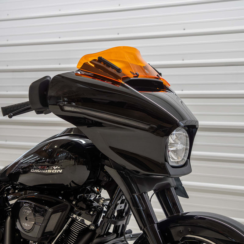 Orange Color Windshield for Harley-Davidson 2023.5-2026 FLH (6.5" Orange)
