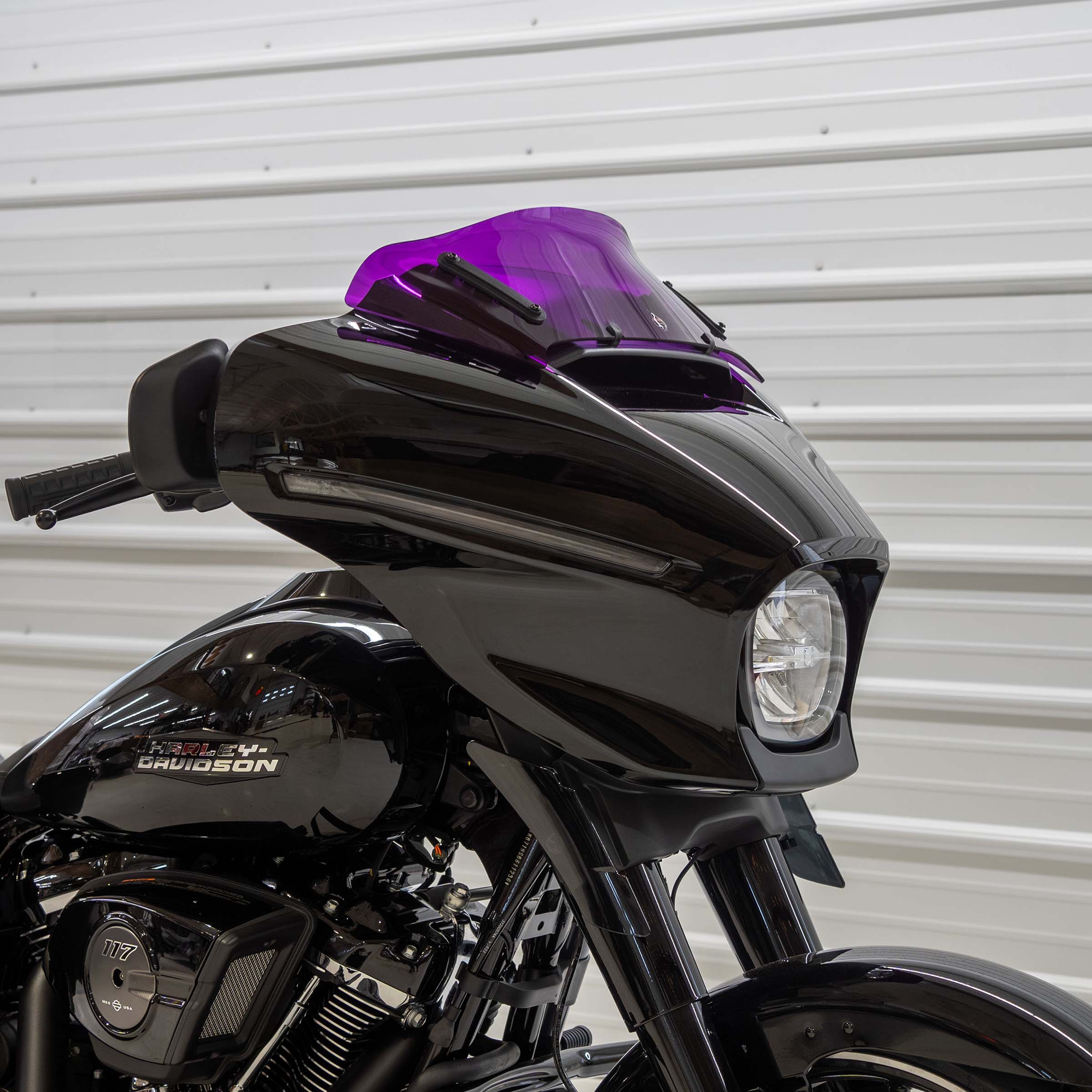 Purple Color Windshield for Harley-Davidson 2023.5-2024 FLH (6.5" Purple)